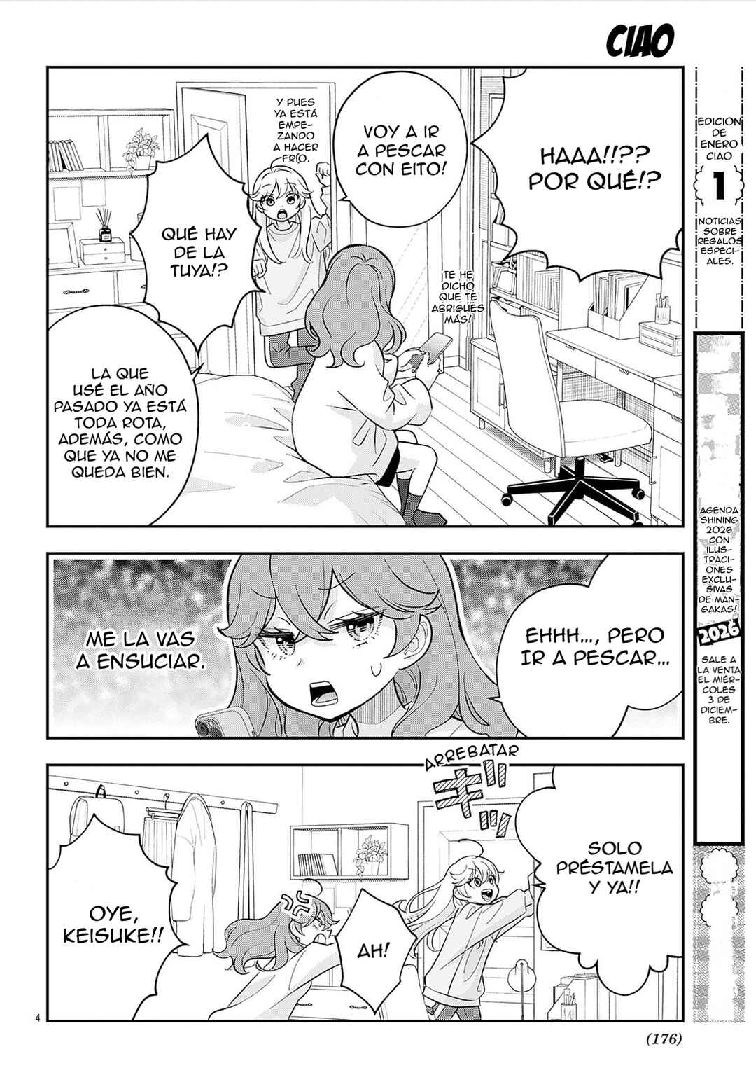 Uesugi-kun wa Onnanoko o Yametai Chapter 26.6 - Page 6