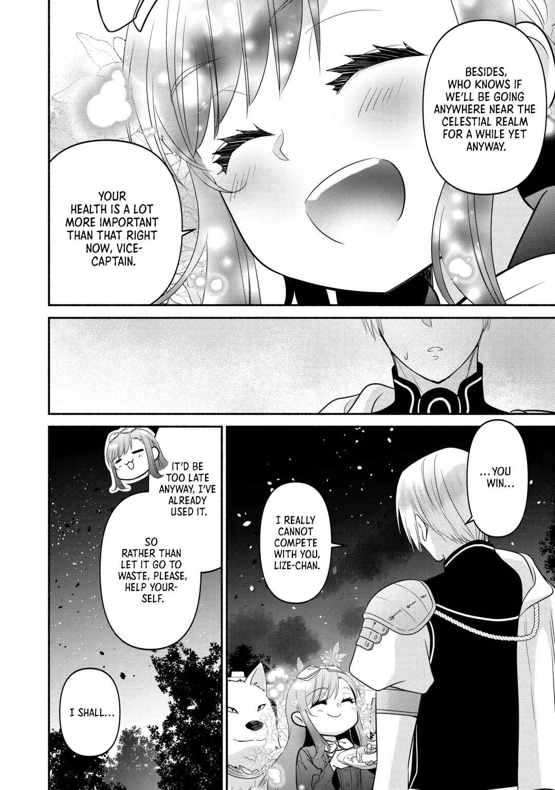 Tensei Youjo.: Shinjuu to Ouji to, Saikyou no Oji-san Youhei-dan no Naka de Ikiru Chapter 33 - Page 13