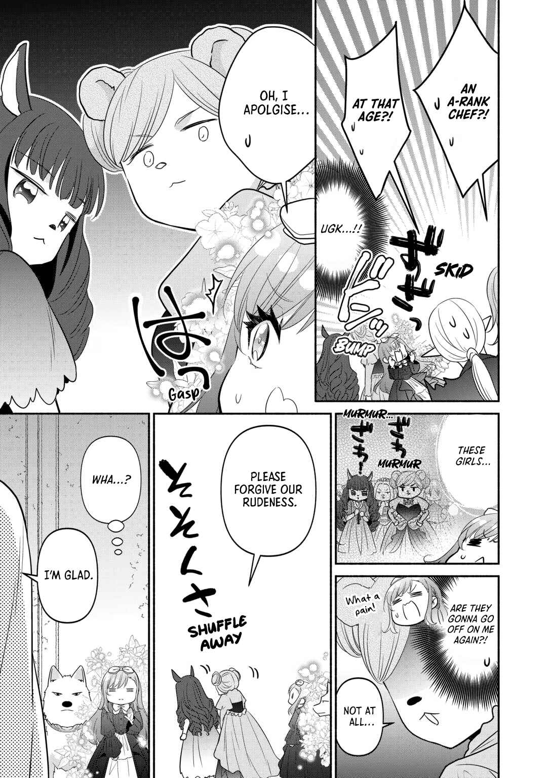 Tensei Youjo.: Shinjuu to Ouji to, Saikyou no Oji-san Youhei-dan no Naka de Ikiru Chapter 33 - Page 8