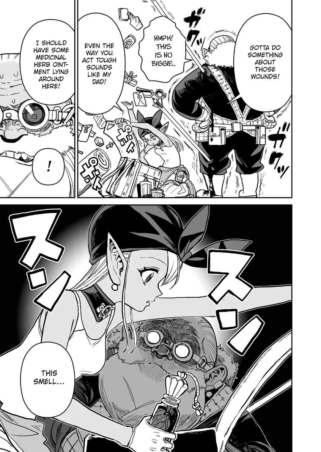 Abandoned: Tsuyosugite Buki ga Kowareru Yuusha to Buki Shokunin no Elf Chapter 15 - Page 3