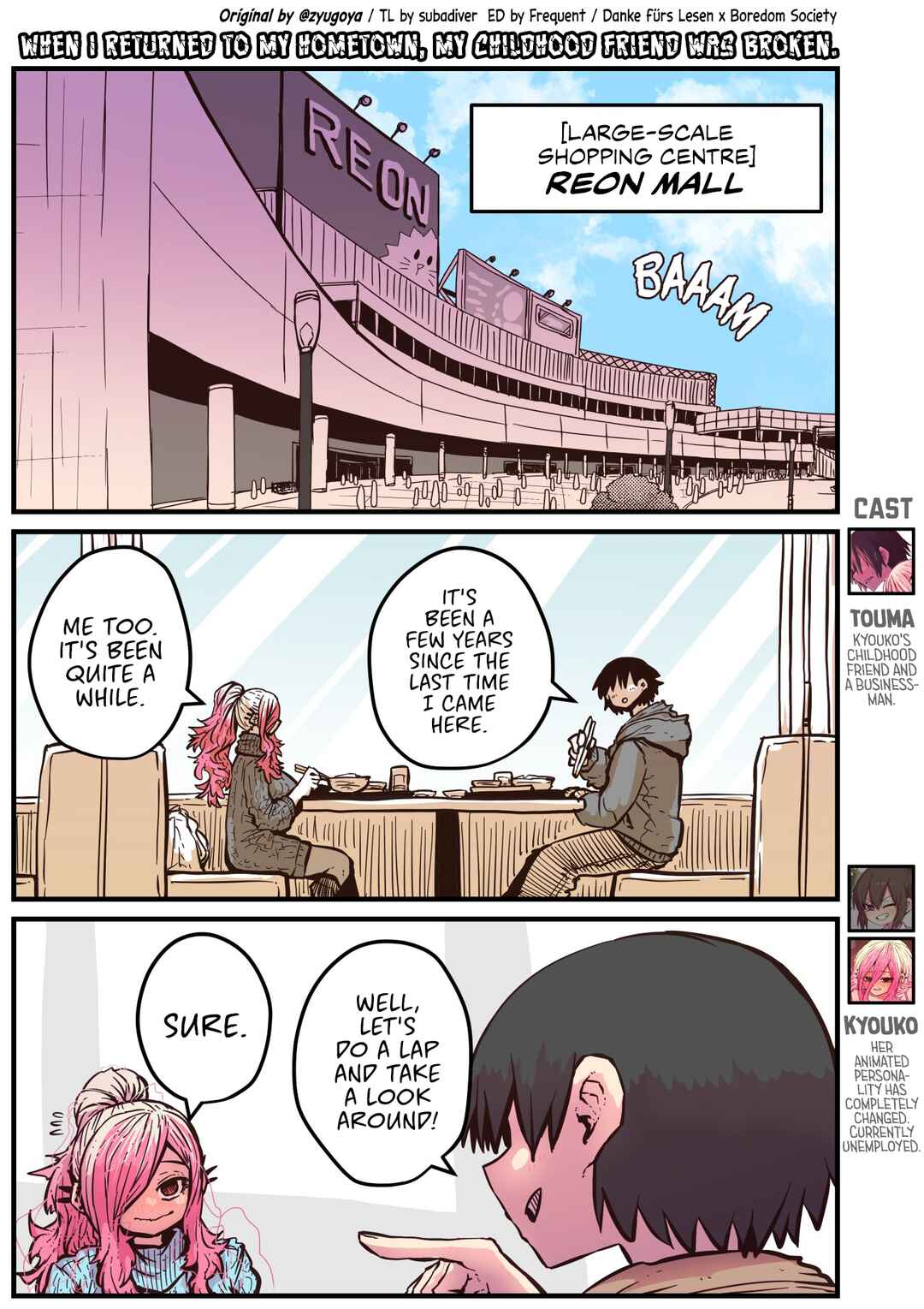 Jimoto ni Kaettekitara Osananajimi ga Kowareteta Chapter 20 - Page 1
