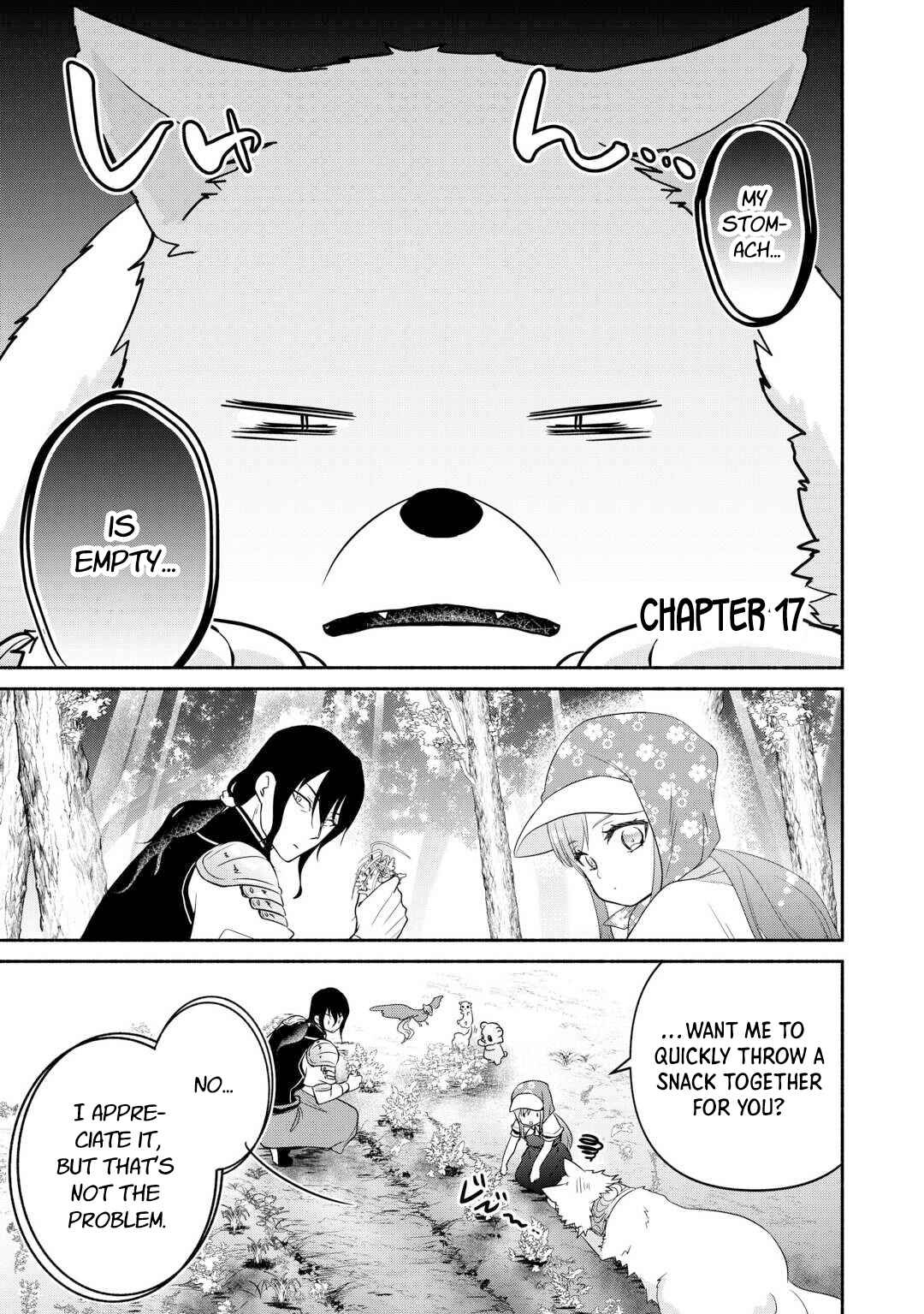 Tensei Youjo.: Shinjuu to Ouji to, Saikyou no Oji-san Youhei-dan no Naka de Ikiru Chapter 17 - Page 1