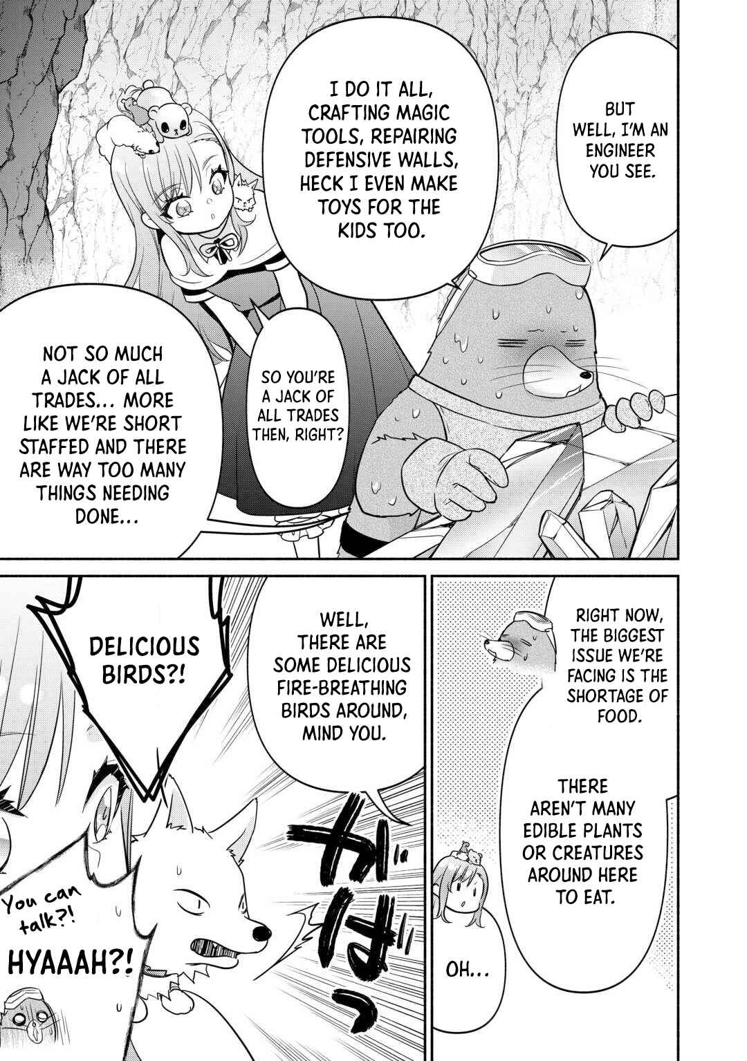 Tensei Youjo.: Shinjuu to Ouji to, Saikyou no Oji-san Youhei-dan no Naka de Ikiru Chapter 17 - Page 21