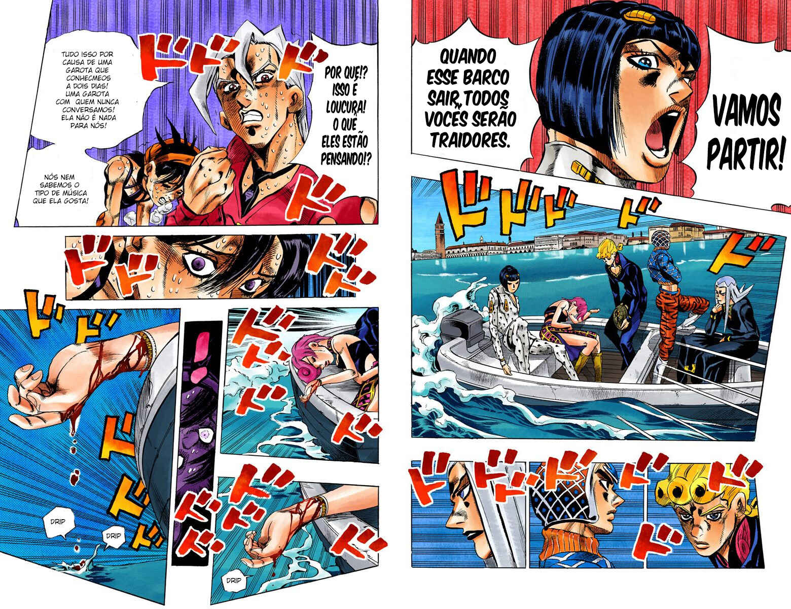 JoJo no Kimyou na Bouken: Part 5 - Ougon no Kaze Color-ban Chapter 84 - Page 7