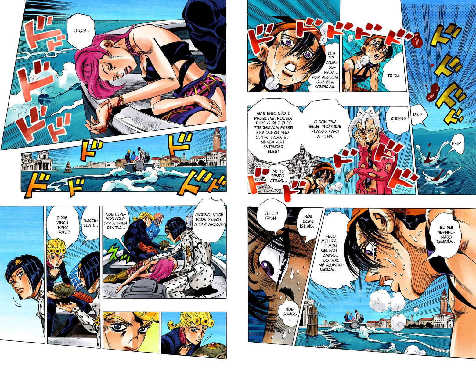 JoJo no Kimyou na Bouken: Part 5 - Ougon no Kaze Color-ban Chapter 84 - Page 8