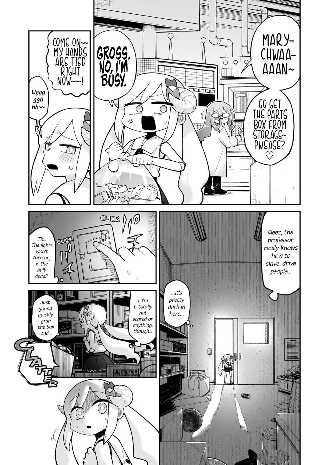 Osana Robot to Abunai Hakase Chapter 27 - Page 1