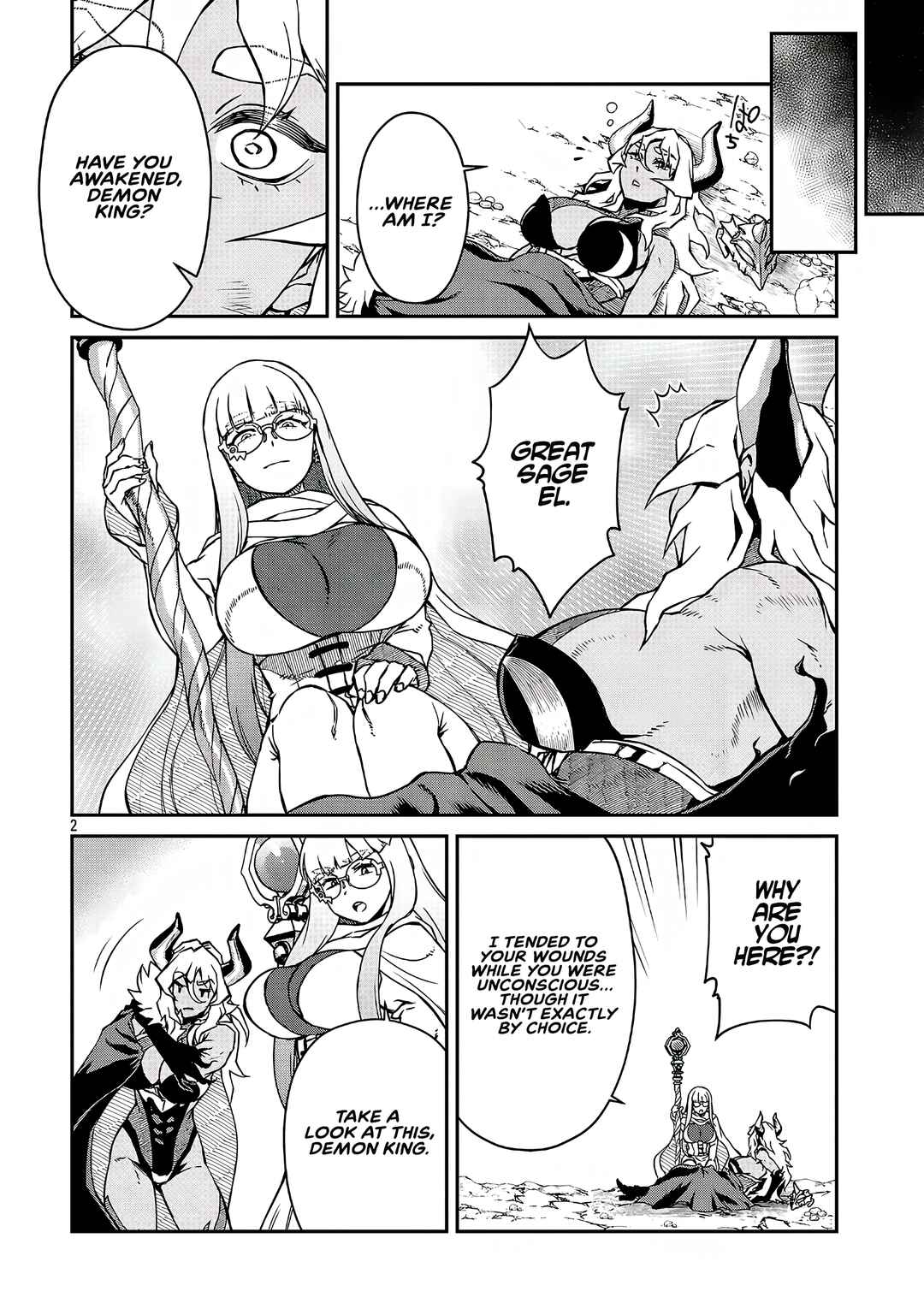 Onnamaou-sama wa Yuusha-kun o Taosenai. Chapter 19.1 - Page 2
