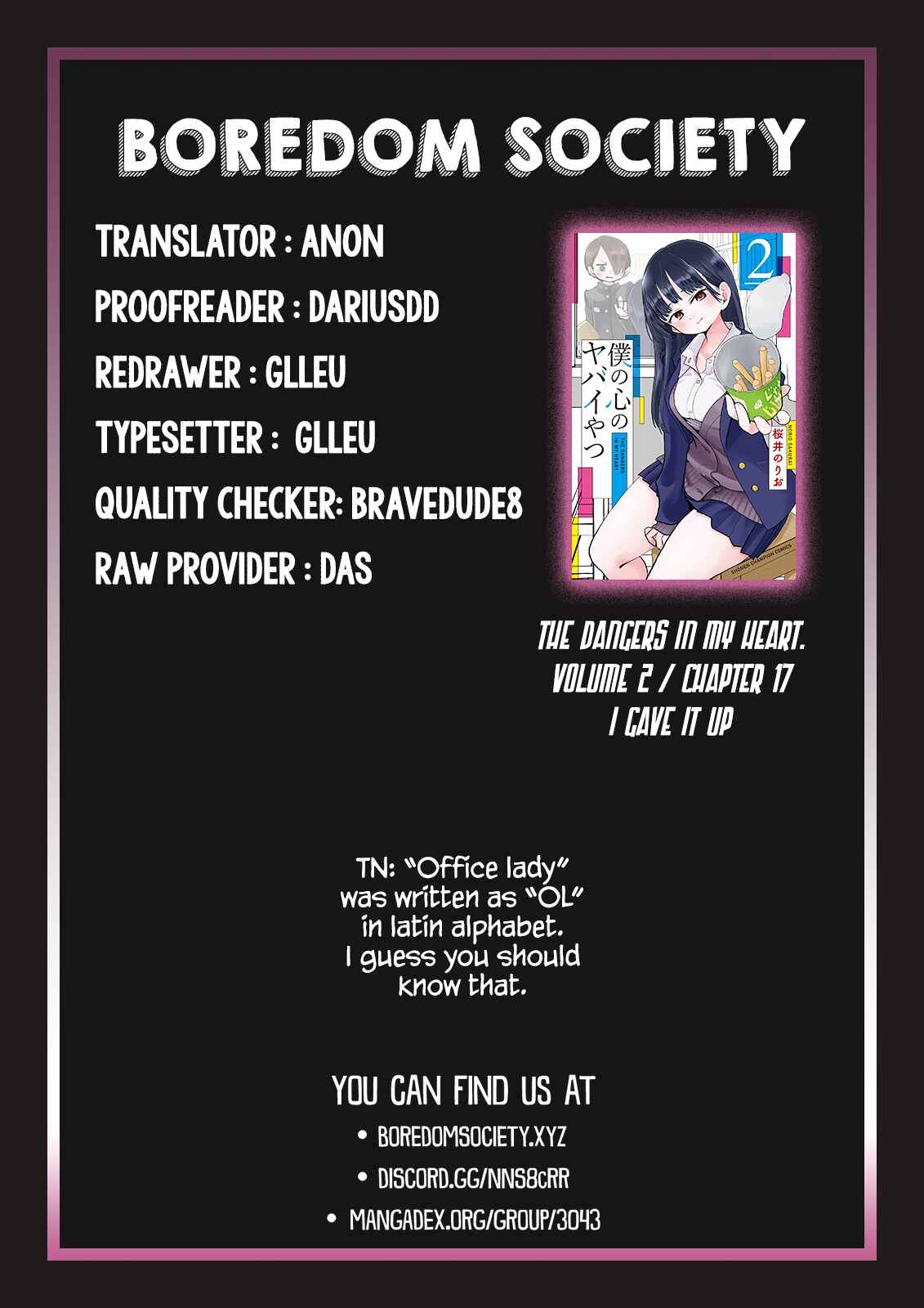 Boku no Kokoro no Yabai Yatsu Chapter 19 - Page 14