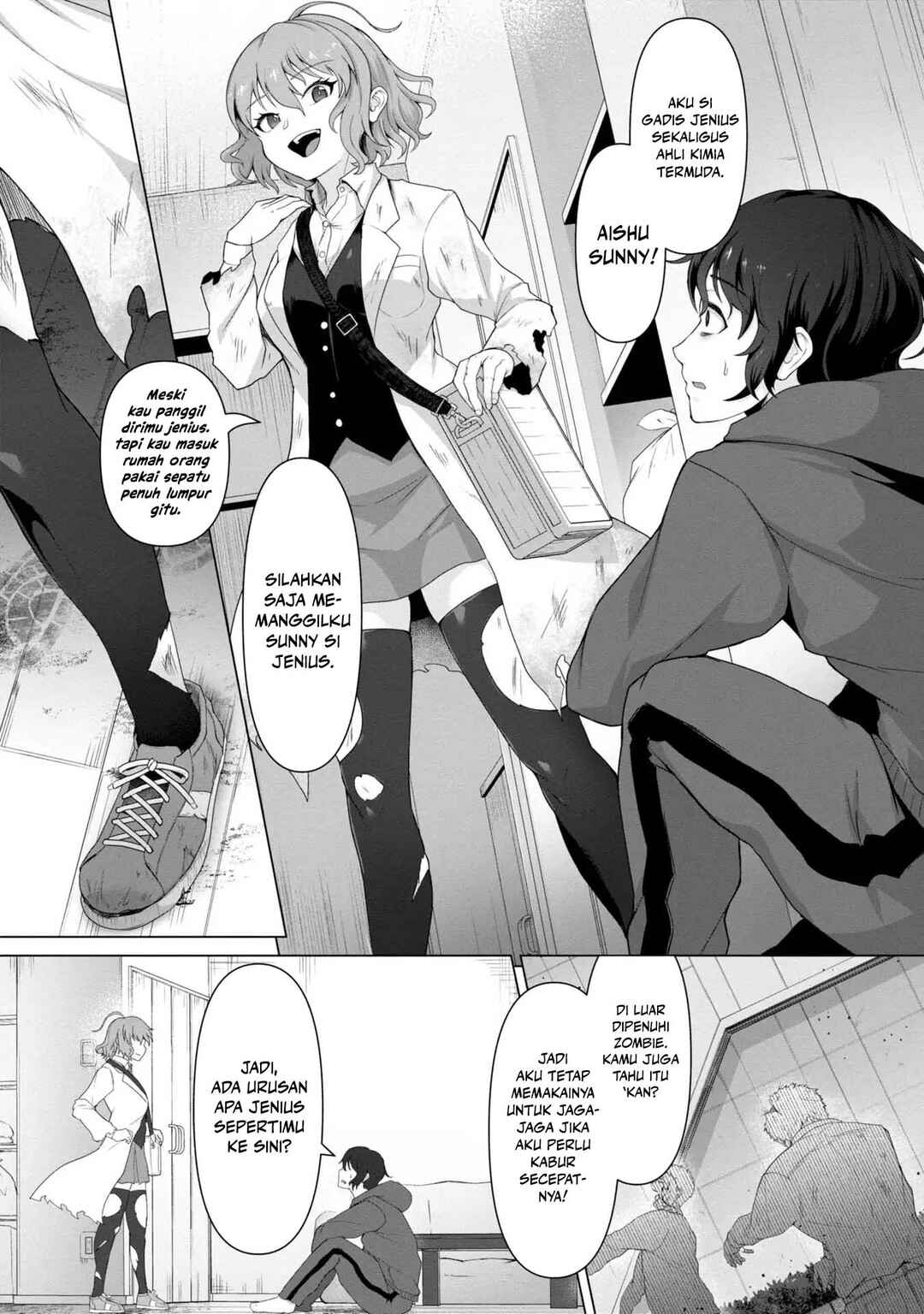 Ore no Vaccine dake ga Zombie shita Sekai wo Sukueru Chapter 1.1 - Page 13