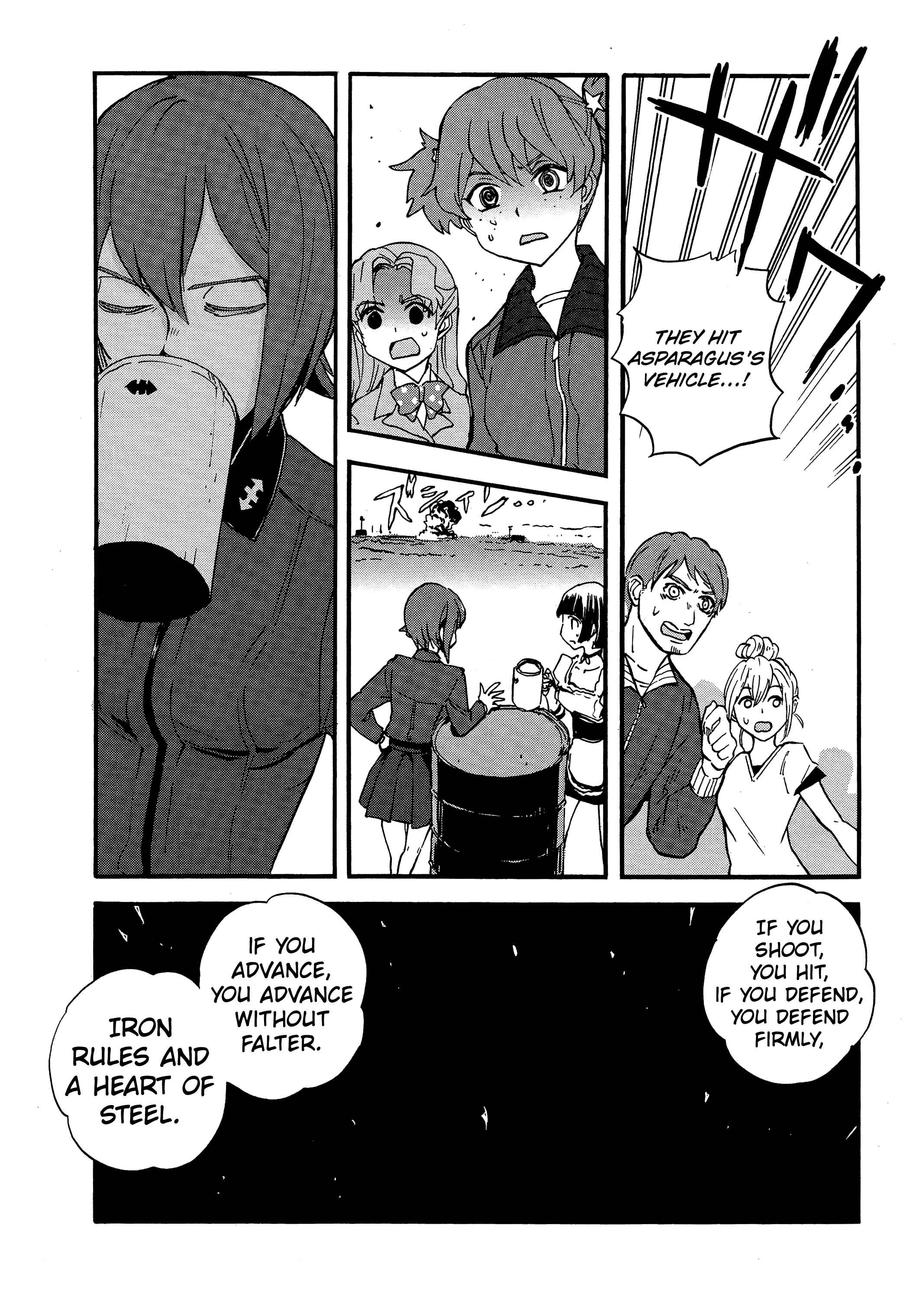 Girls und Panzer: Ribbon no Musha Chapter 17 - Page 38