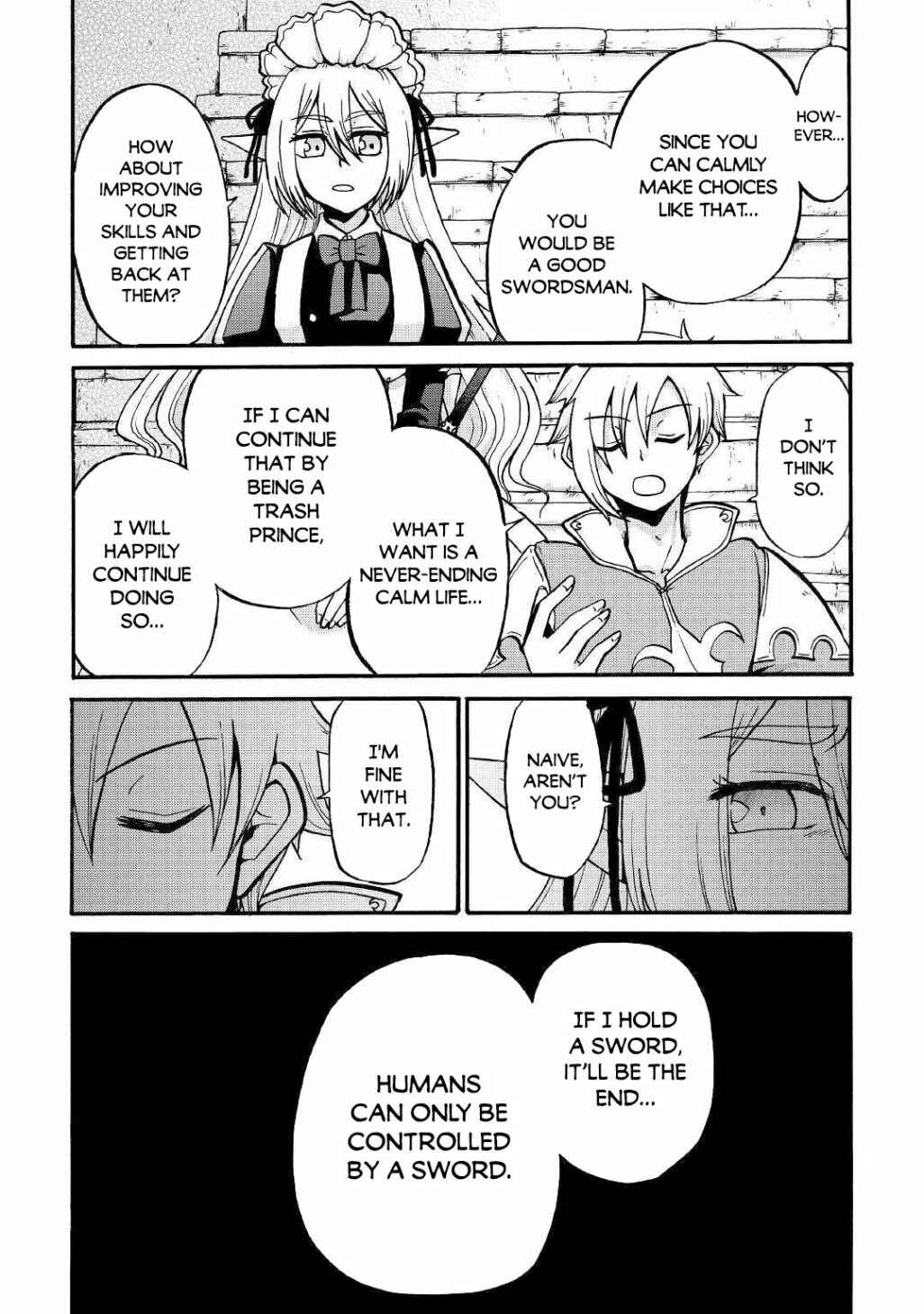 Zense wa Kentei. Konjou Kuzu Ouji Chapter 2 - Page 14
