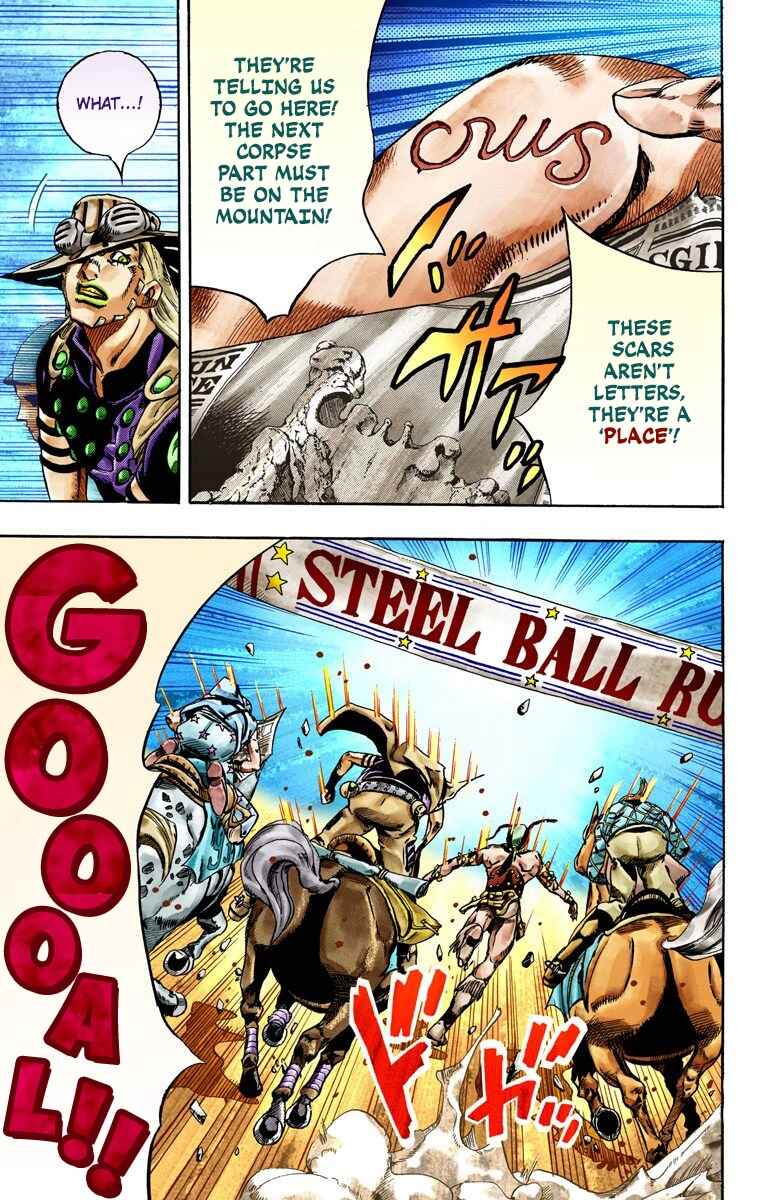 JoJo no Kimyou na Bouken: Part 7 - Steel Ball Run Color-ban Chapter 28 - Page 10