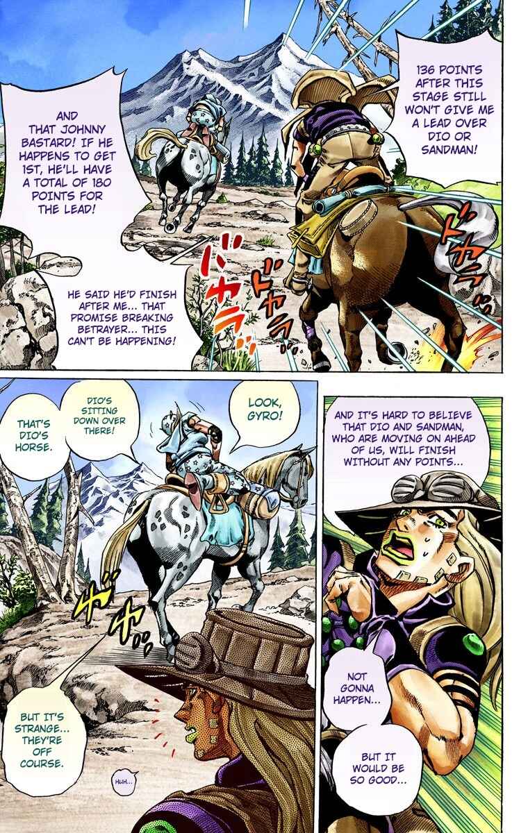 JoJo no Kimyou na Bouken: Part 7 - Steel Ball Run Color-ban Chapter 28 - Page 21