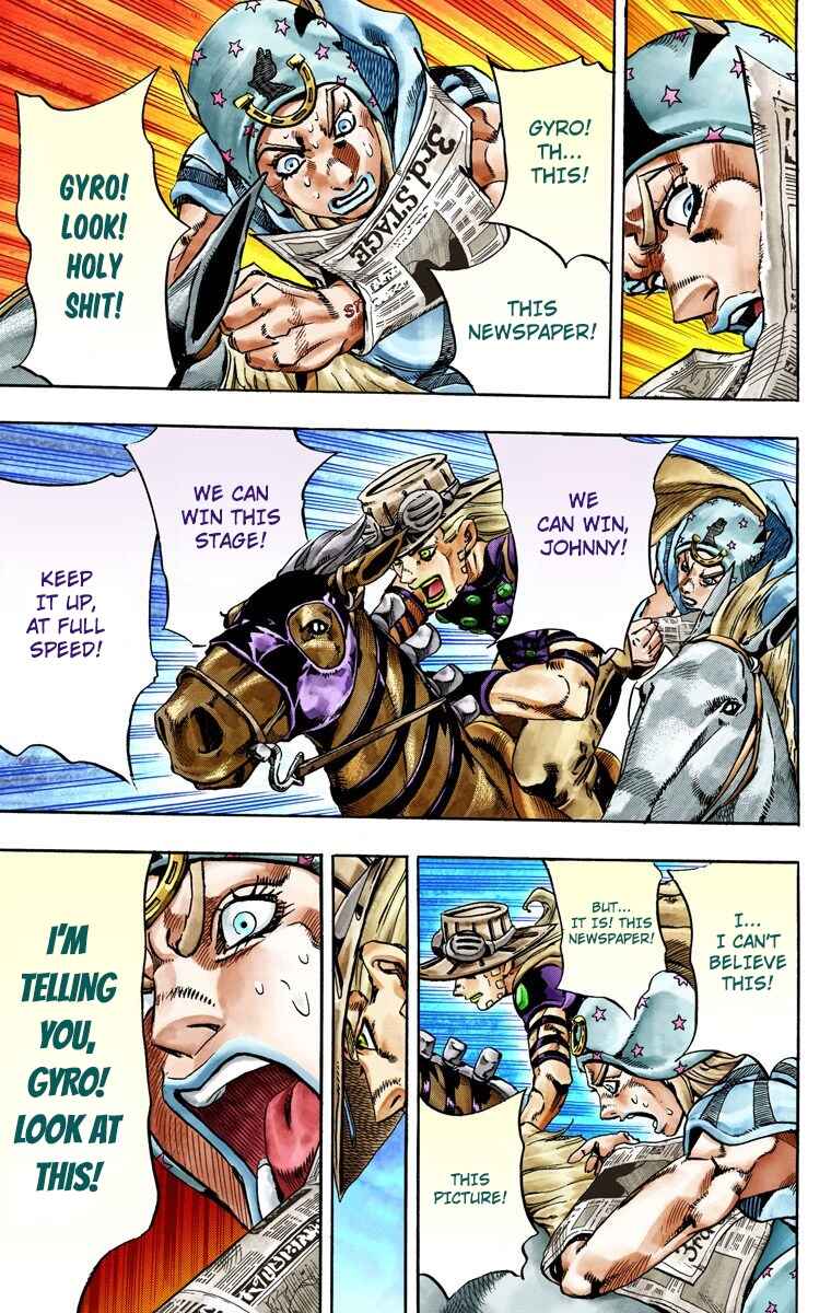 JoJo no Kimyou na Bouken: Part 7 - Steel Ball Run Color-ban Chapter 28 - Page 8