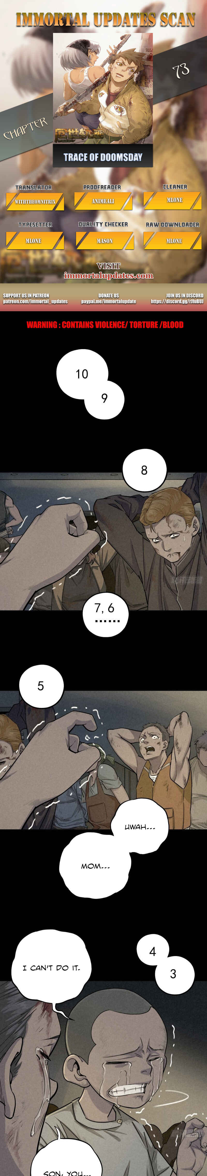 Trace of Doomsday Chapter 73 - Page 1