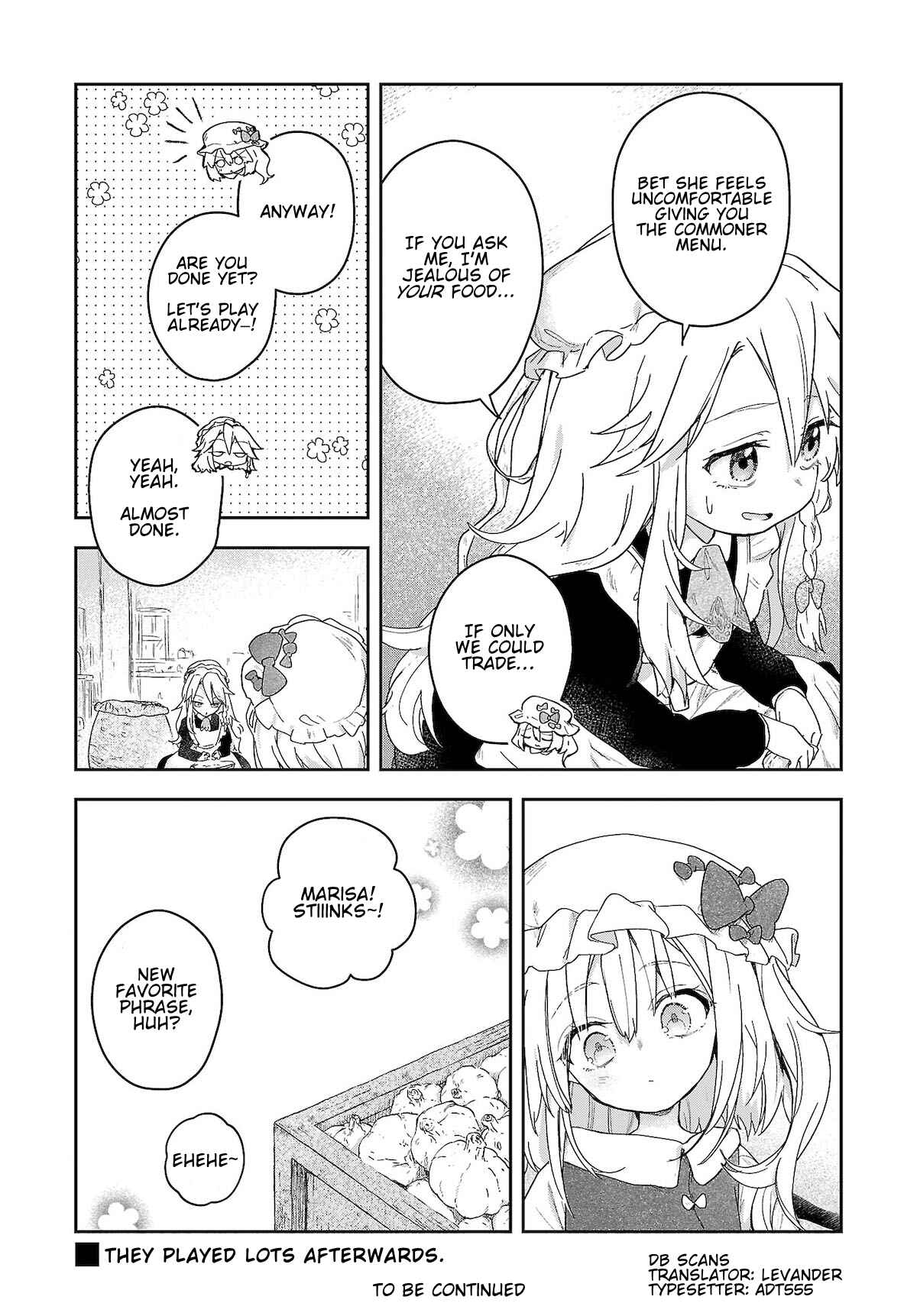 Touhou Project Niji Sousaku Series - Harapeko Marisa no Shiawase Gohan Chapter 6.5 - Page 6