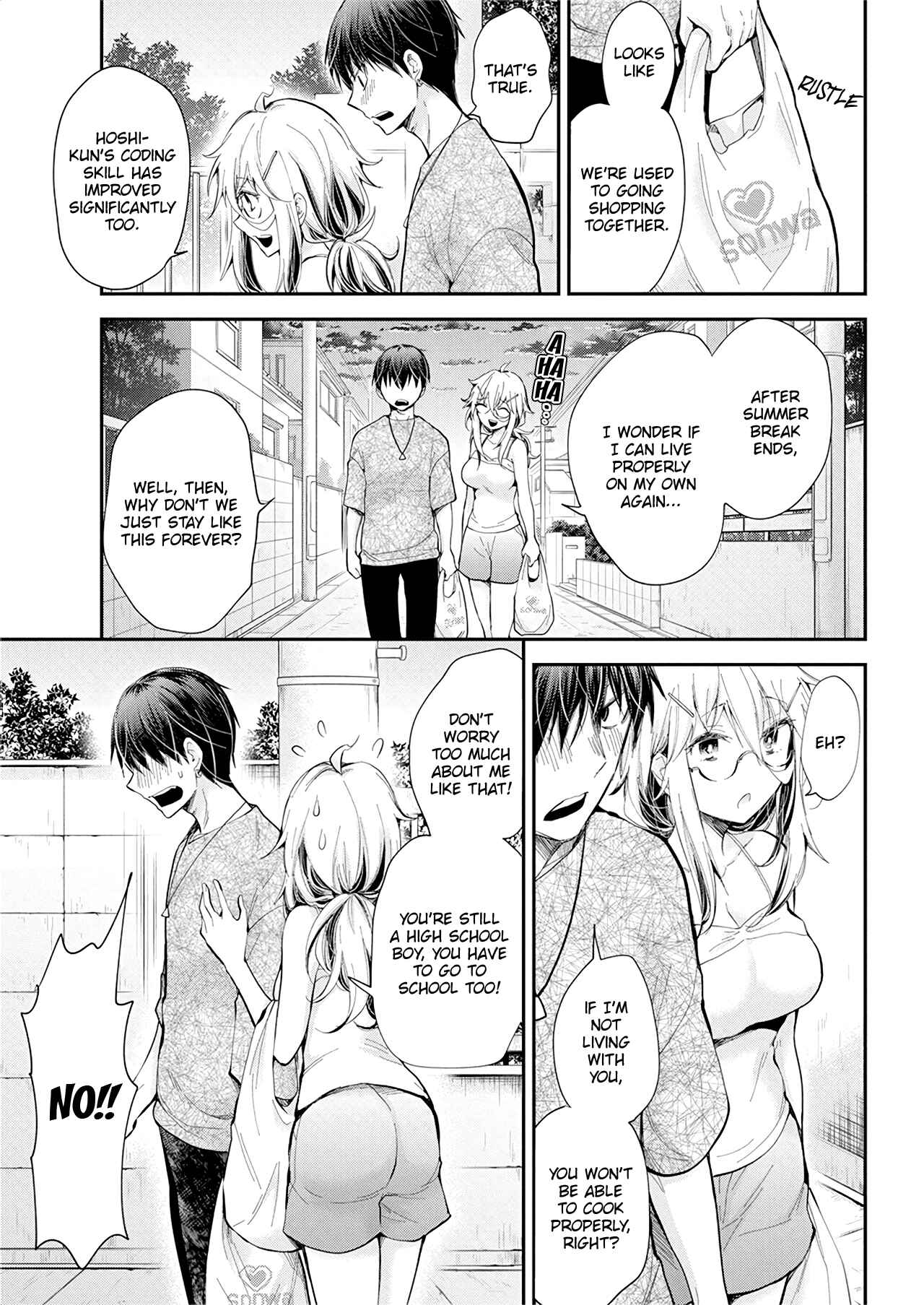 Shingeki no Eroko-san: Hen na Oneesan wa Danshi Kousei to Nakayoku Naritai Chapter 22 - Page 12