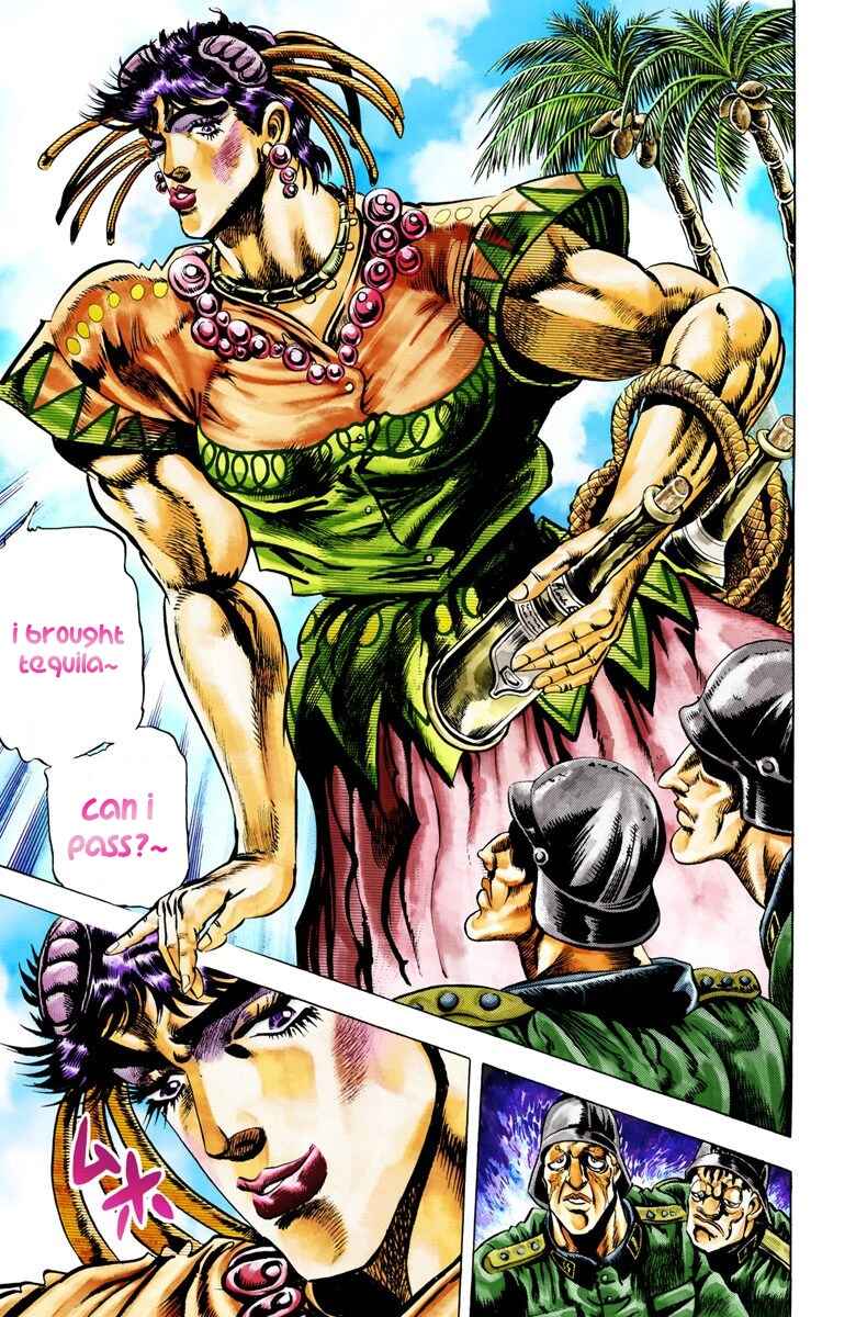 JoJo no Kimyou na Bouken: Part 2 - Sentou Chouryuu Color-ban Chapter 12 - Page 10