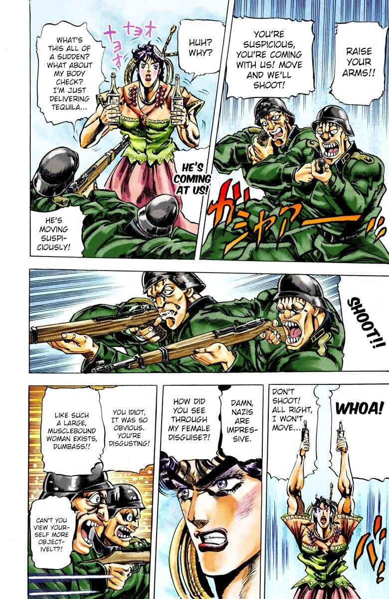 JoJo no Kimyou na Bouken: Part 2 - Sentou Chouryuu Color-ban Chapter 12 - Page 11