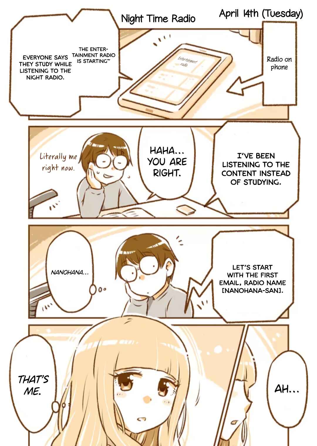 A long-distance relationship next door Chapter 14 - Page 1
