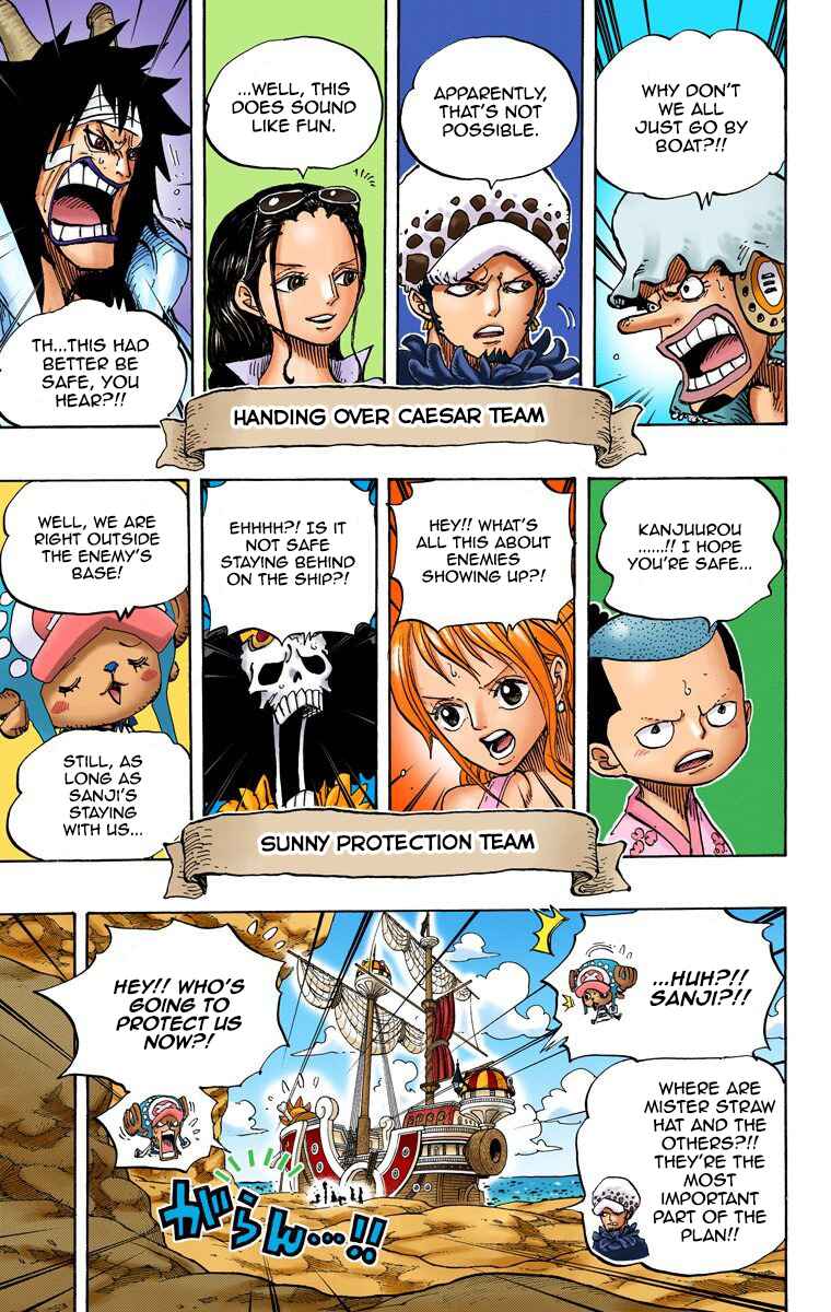 One Piece (Official Colored) Chapter 701 - Page 13