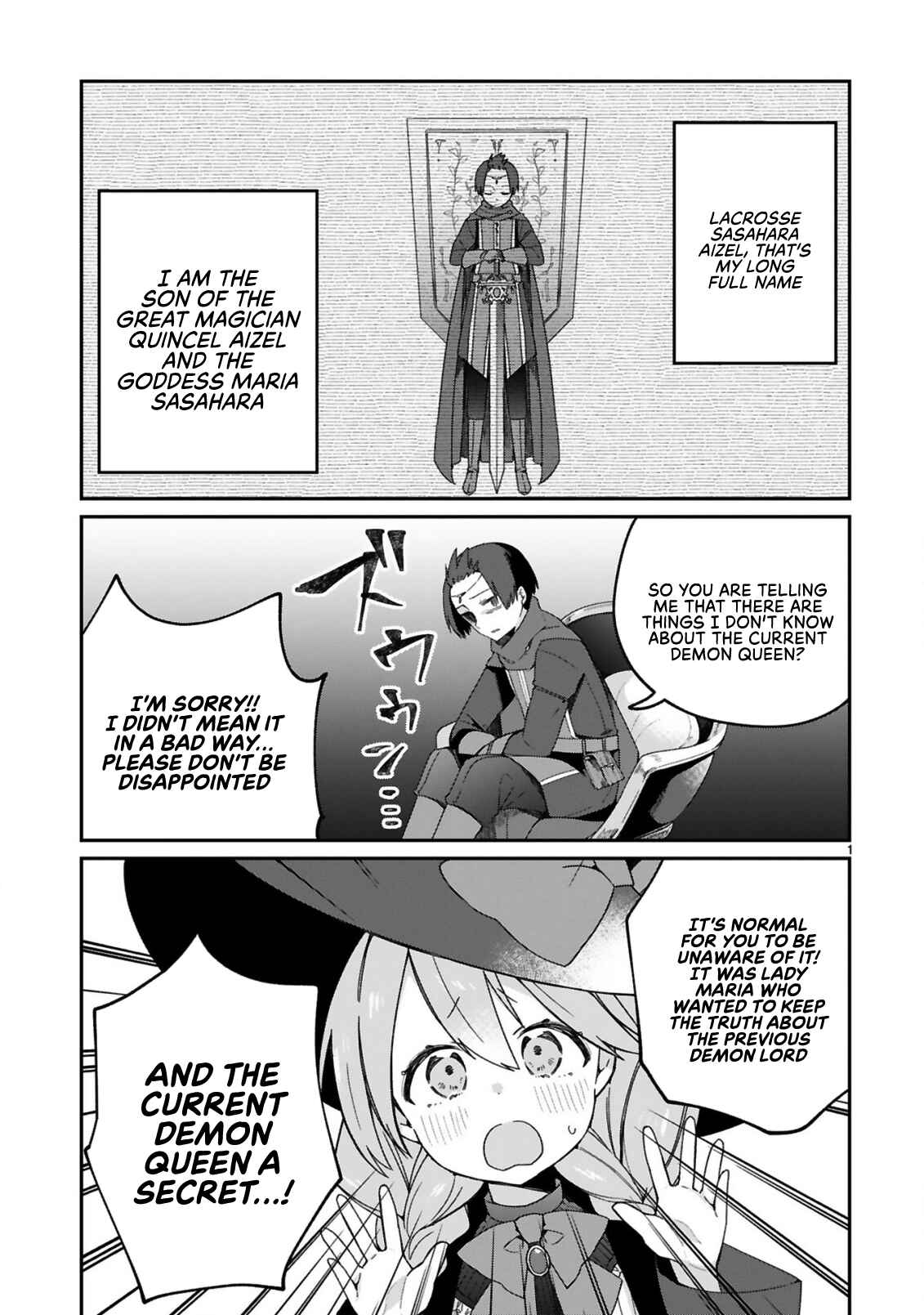 Maousama ni Shoukan Sareta kedo Kotoba ga Tsuujinai Chapter 30.5 - Page 1