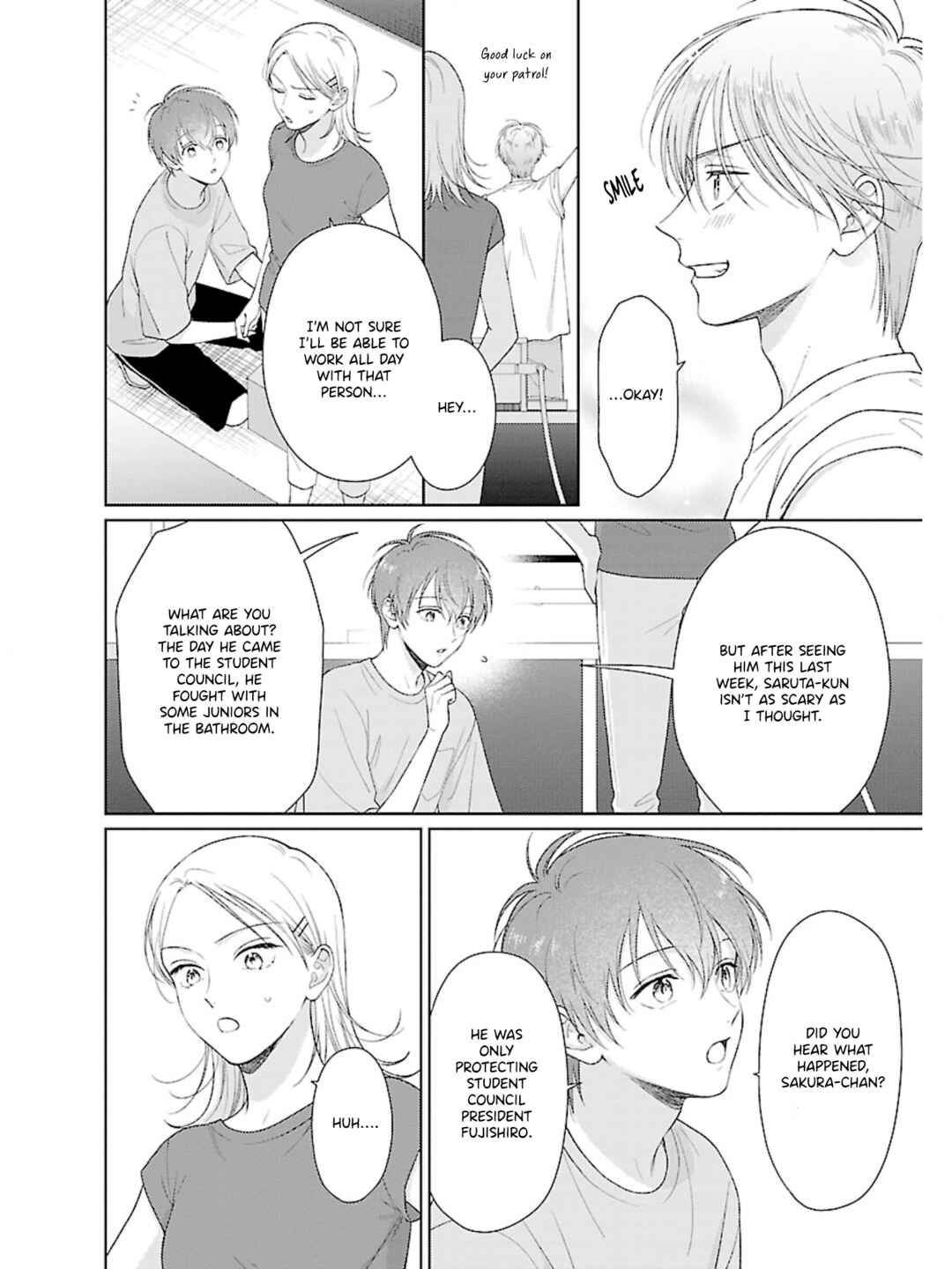 Toratsuki-kaicho, Teawase negaimasu!! Chapter 3 - Page 9