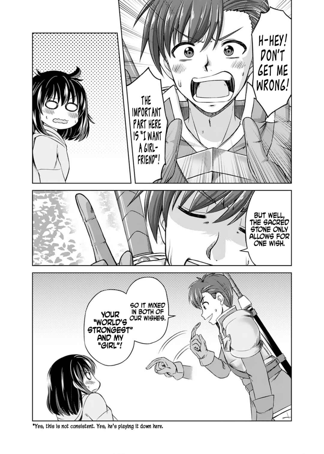 Don't Think That I'll Be Cute Forever! ~If You Make A Wish From The Sacred Stone, You'll Become The World's Strongest Beautiful Girl~ Chapter 1 - Page 23