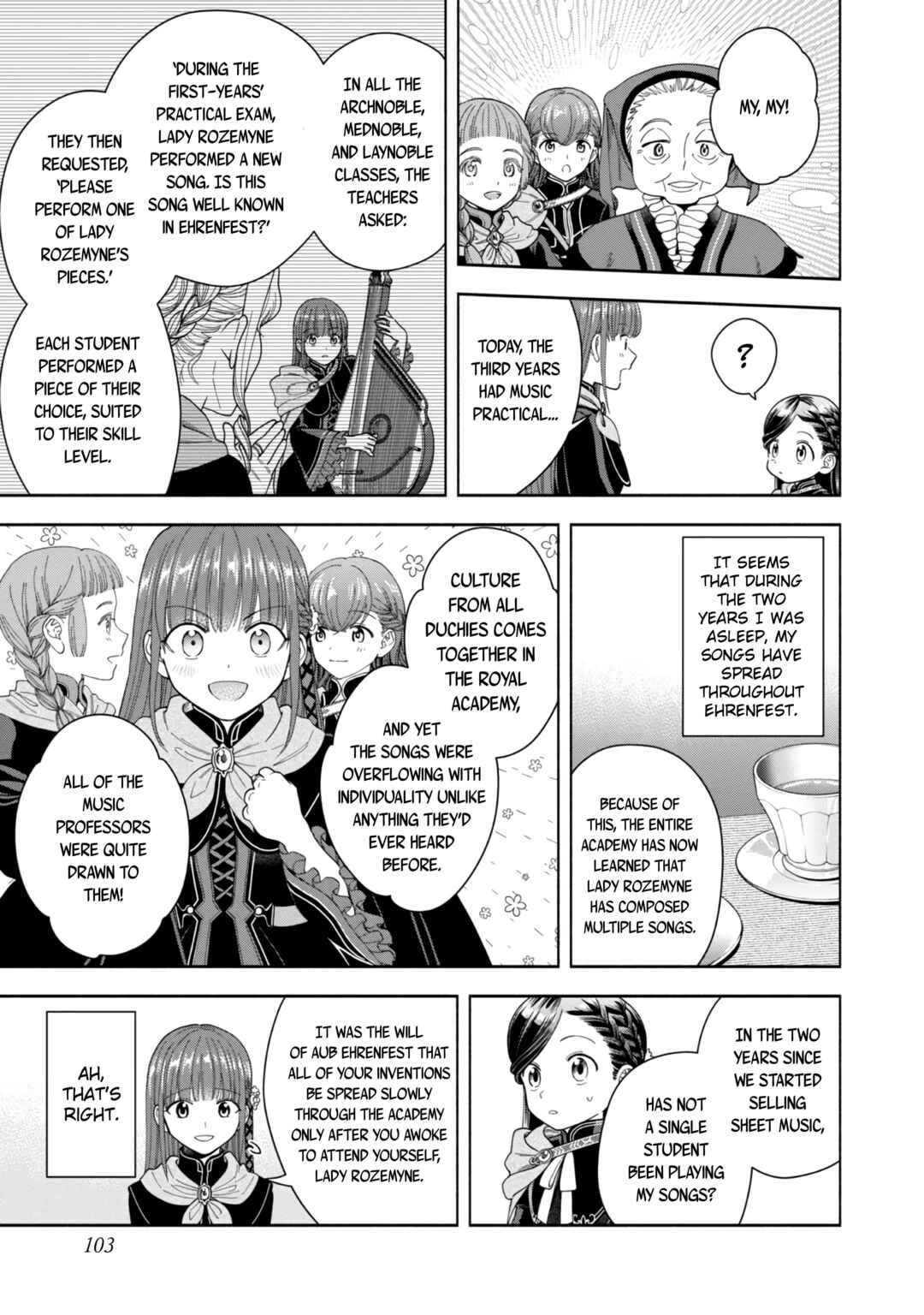 Honzuki no Gekokujou: Shisho ni Naru tame ni wa Shudan o Erandeiraremasen—Dai-4 Bu: Kizokuin no Toshokan o Sukuitai! Chapter 10 - Page 32