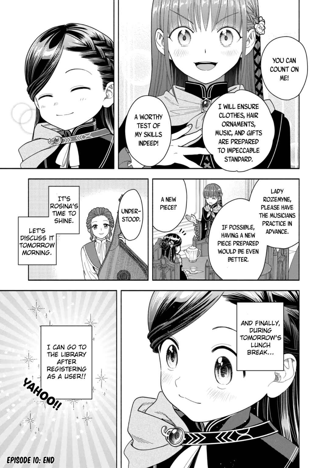Honzuki no Gekokujou: Shisho ni Naru tame ni wa Shudan o Erandeiraremasen—Dai-4 Bu: Kizokuin no Toshokan o Sukuitai! Chapter 10 - Page 34