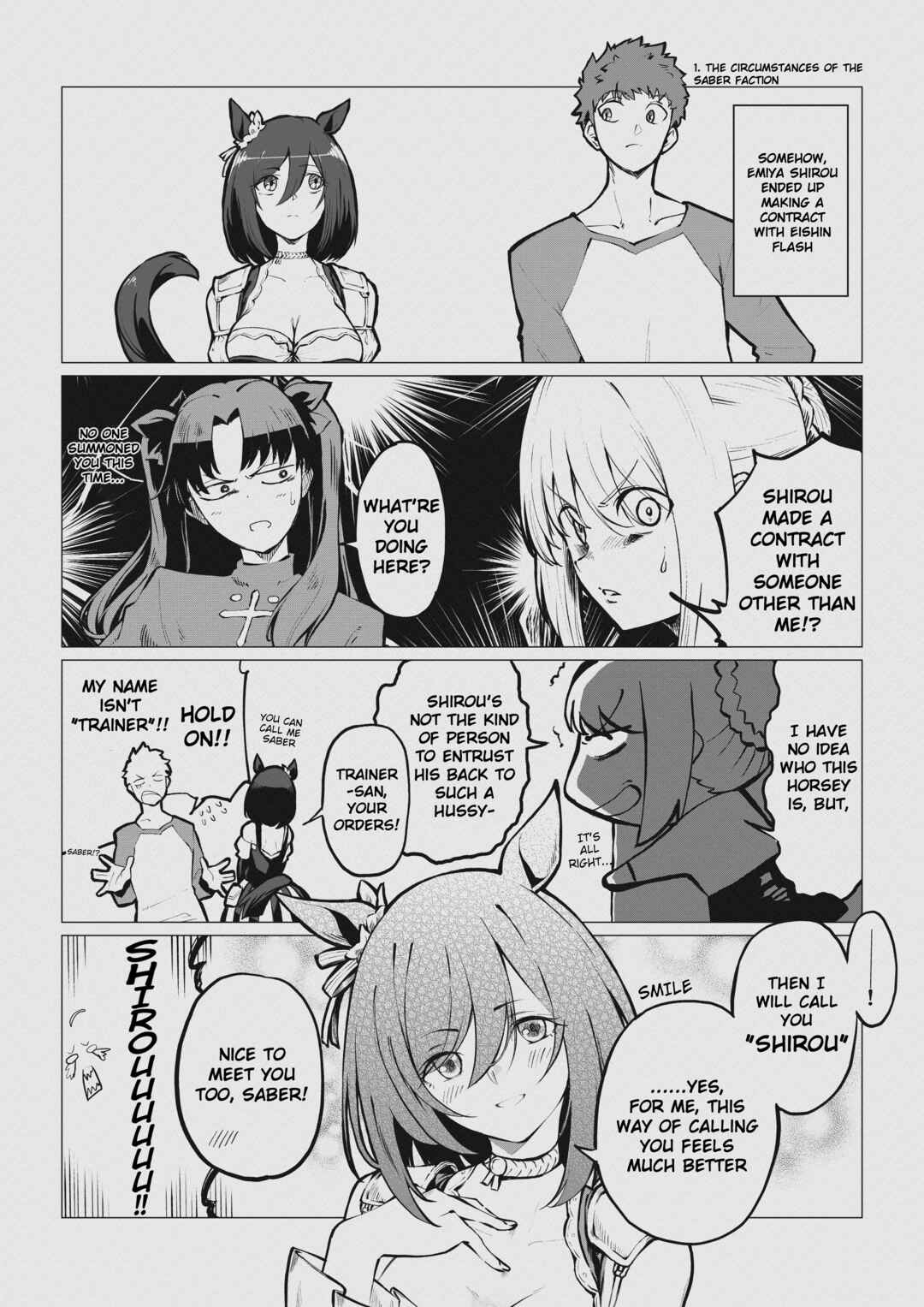 Umamusume & Fate/Stay Night - Fate/Pretty Derby Chapter 1 - Page 2