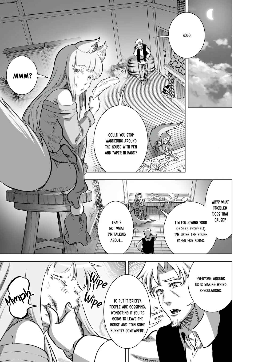 Ookami to Koushinryou: Spring Log Chapter 14 - Page 3