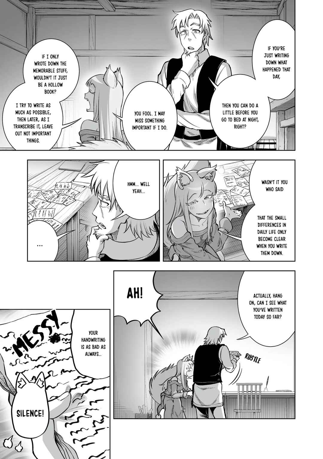 Ookami to Koushinryou: Spring Log Chapter 14 - Page 5