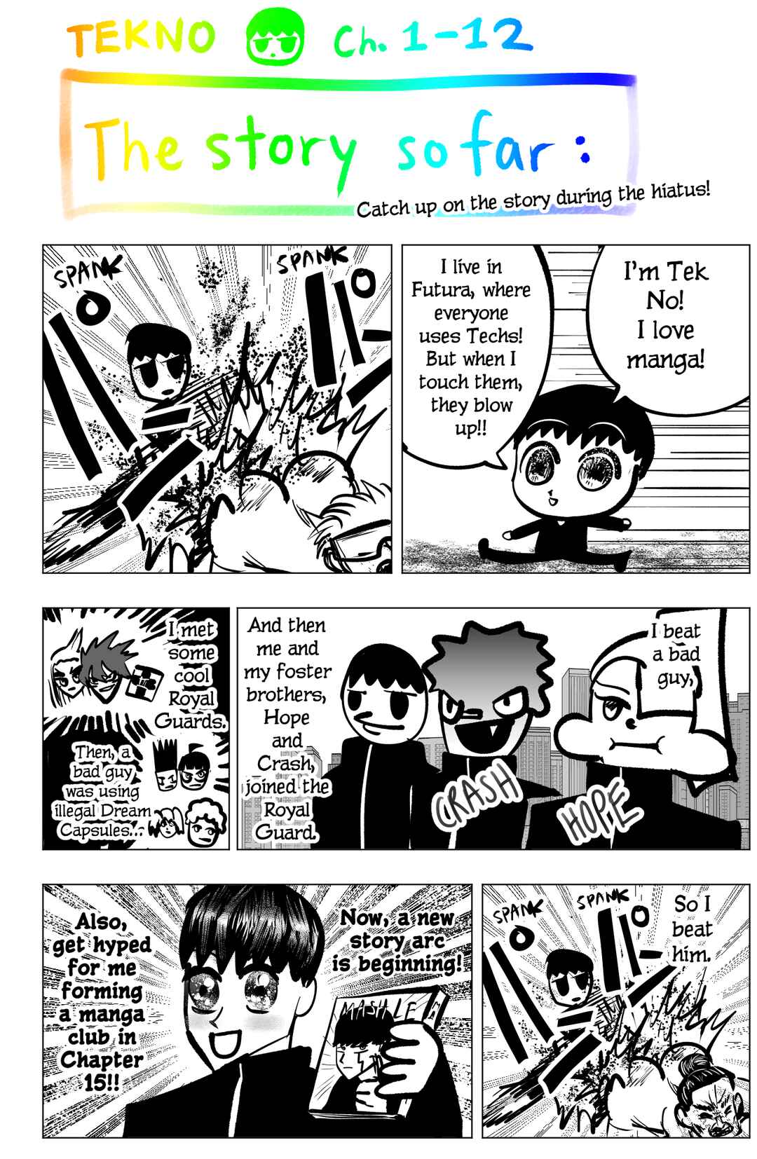 TEKNO: Sci-Fi Shonen Manga! Chapter 12.5 - Page 1
