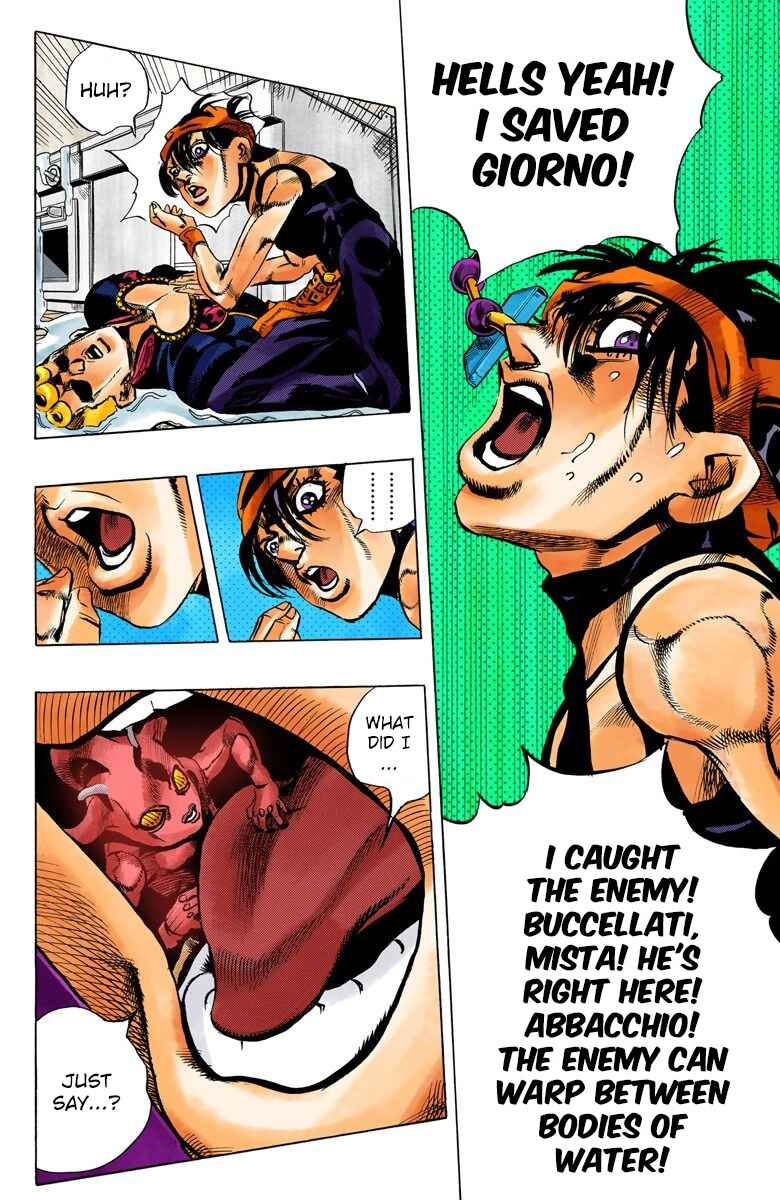 JoJo no Kimyou na Bouken: Part 5 - Ougon no Kaze Color-ban Chapter 90 - Page 13