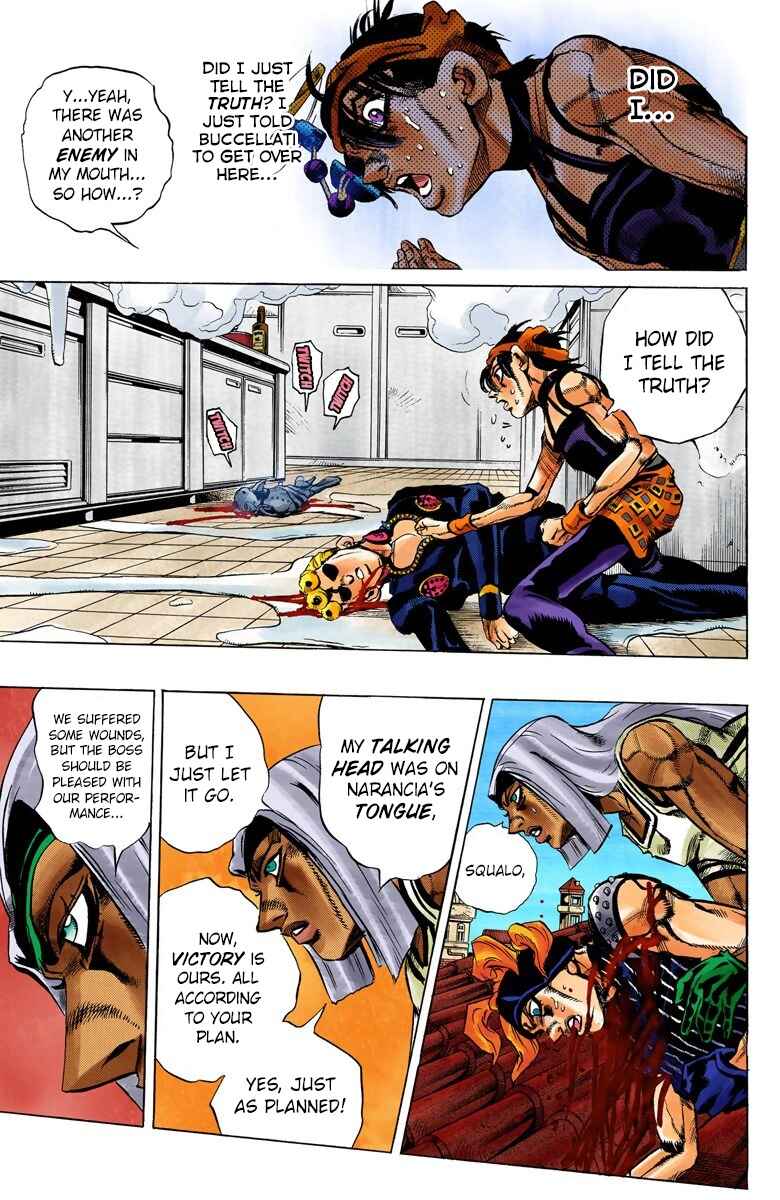 JoJo no Kimyou na Bouken: Part 5 - Ougon no Kaze Color-ban Chapter 90 - Page 14