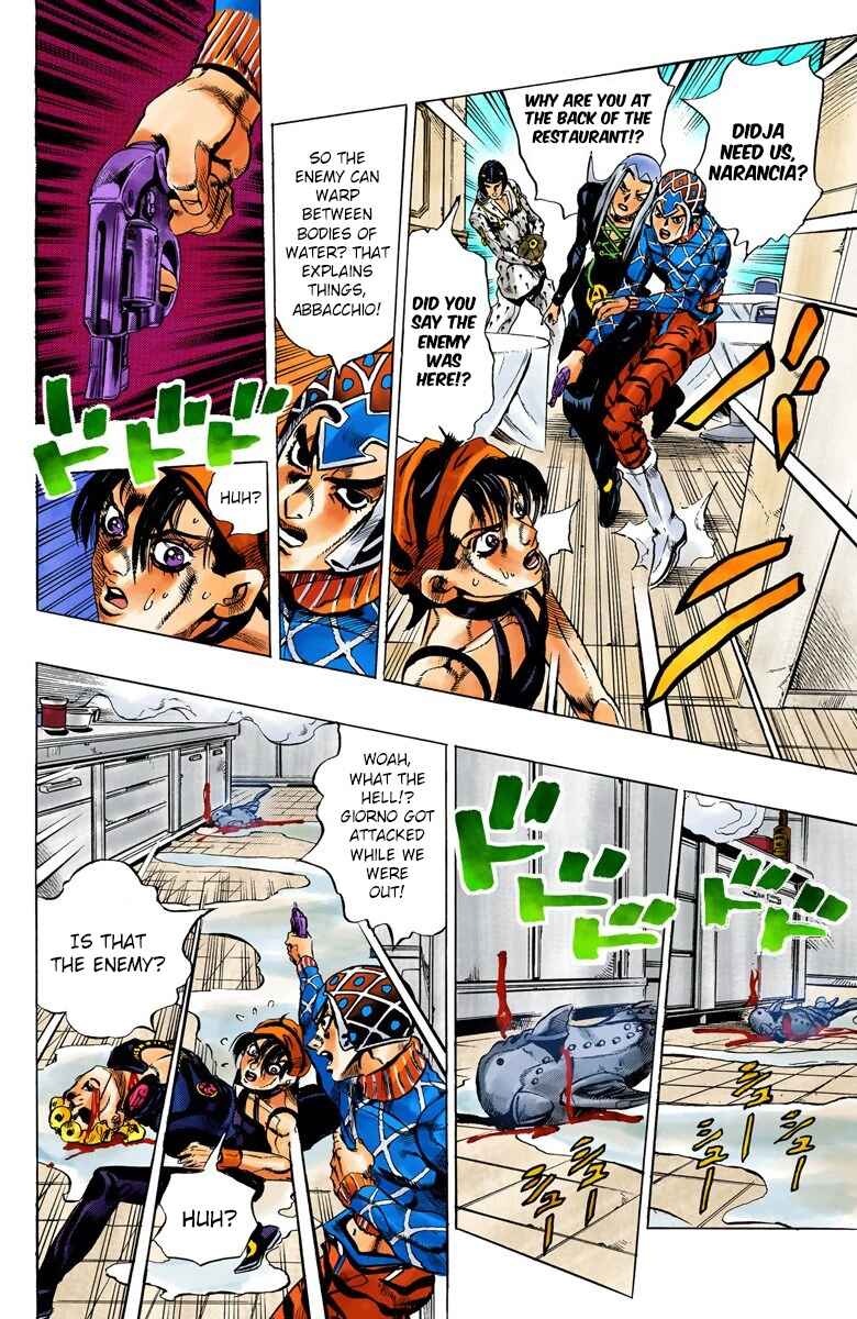 JoJo no Kimyou na Bouken: Part 5 - Ougon no Kaze Color-ban Chapter 90 - Page 15
