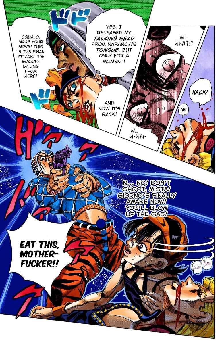 JoJo no Kimyou na Bouken: Part 5 - Ougon no Kaze Color-ban Chapter 90 - Page 16