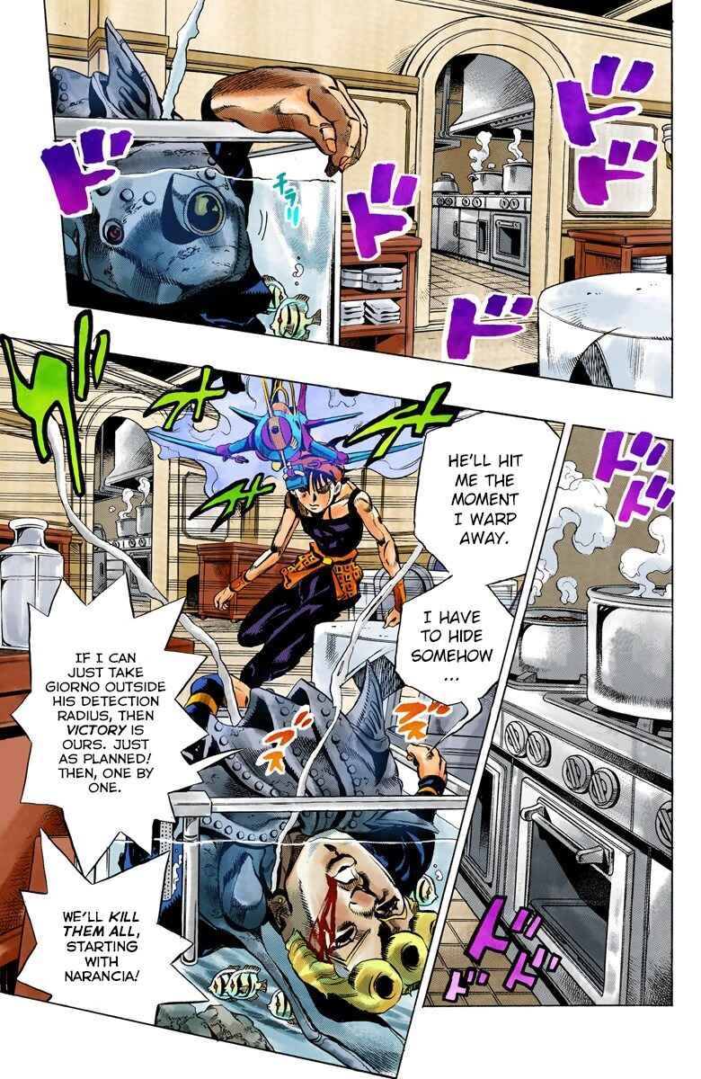 JoJo no Kimyou na Bouken: Part 5 - Ougon no Kaze Color-ban Chapter 90 - Page 5