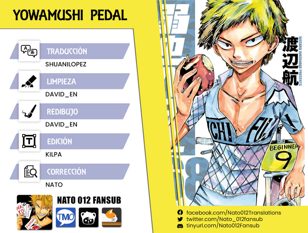 Yowamushi Pedal Chapter 579 - Page 1