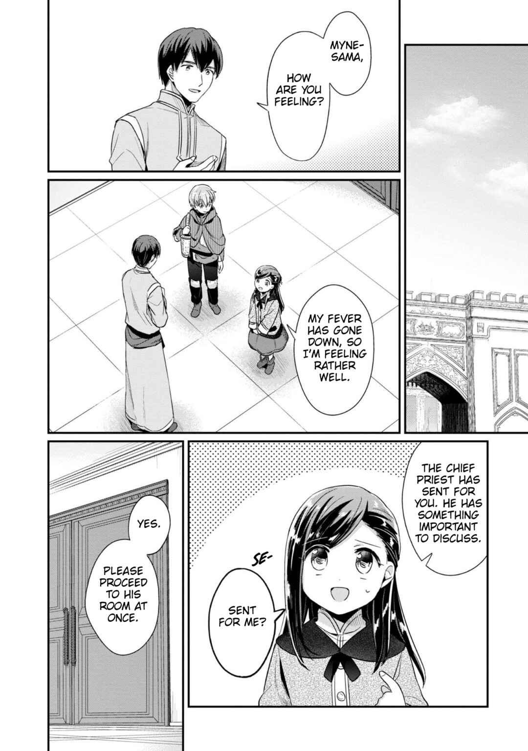Honzuki no Gekokujou: Shisho ni Naru tame ni wa Shudan o Erandeiraremasen—Dai-2 Bu: Hon no Tamenara Miko ni Naru! Chapter 38 - Page 3