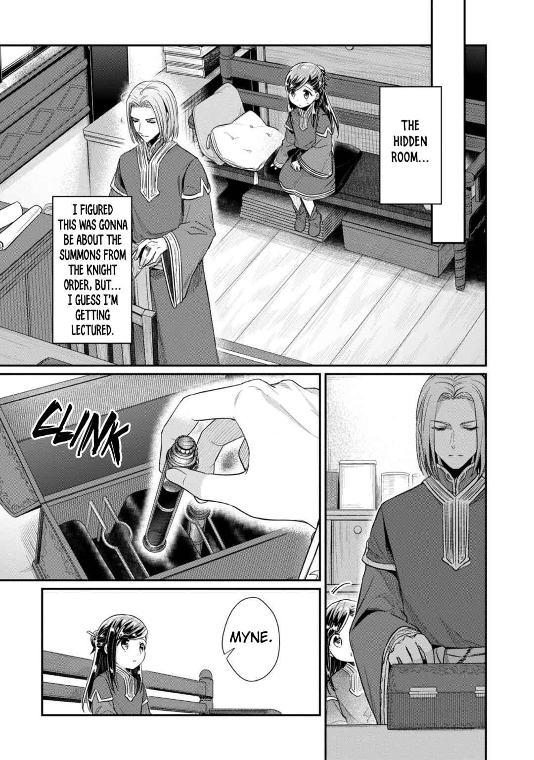 Honzuki no Gekokujou: Shisho ni Naru tame ni wa Shudan o Erandeiraremasen—Dai-2 Bu: Hon no Tamenara Miko ni Naru! Chapter 38 - Page 4