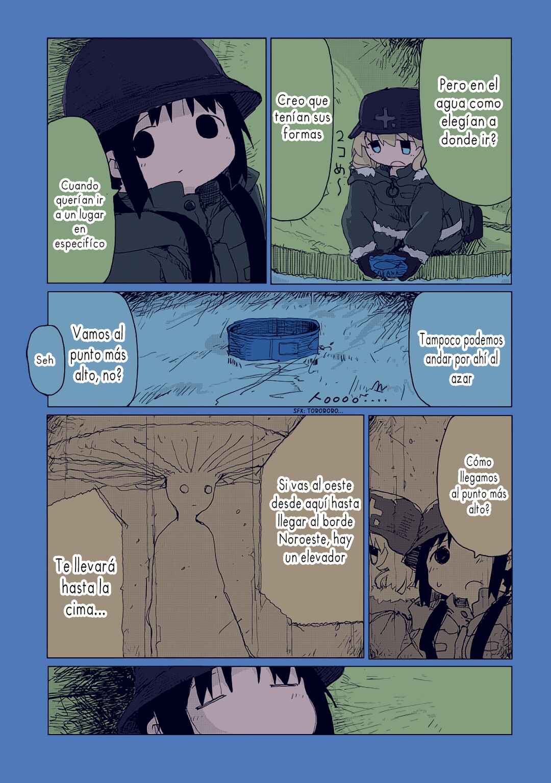 Shoujo Shuumatsu Ryokou (Fan Colored) Chapter 29 - Page 17