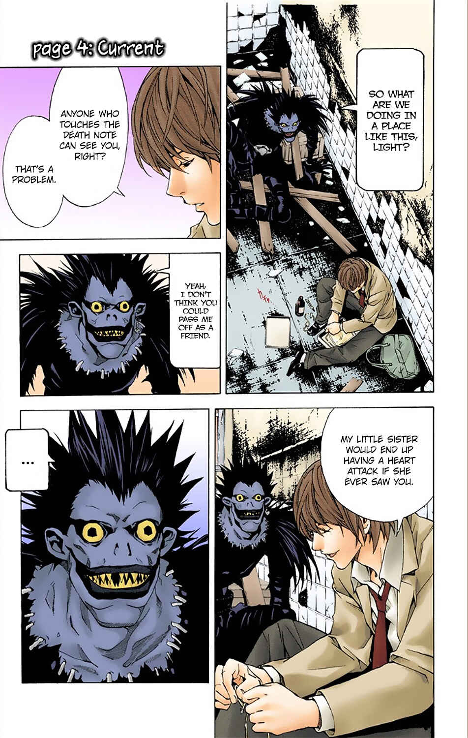 Death Note (Official Colored) Chapter 4 - Page 1