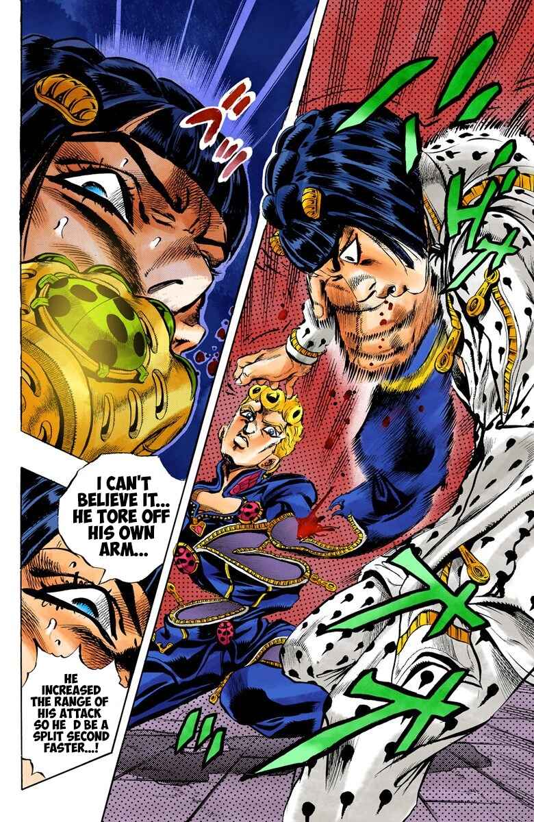 JoJo no Kimyou na Bouken: Part 5 - Ougon no Kaze Color-ban Chapter 8 - Page 12