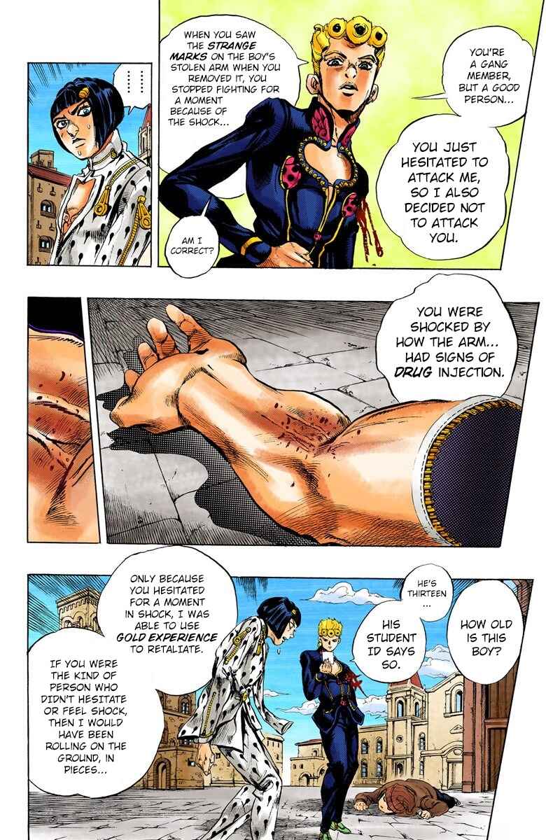 JoJo no Kimyou na Bouken: Part 5 - Ougon no Kaze Color-ban Chapter 8 - Page 16