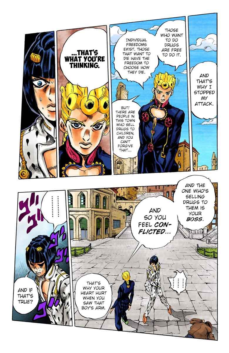 JoJo no Kimyou na Bouken: Part 5 - Ougon no Kaze Color-ban Chapter 8 - Page 17