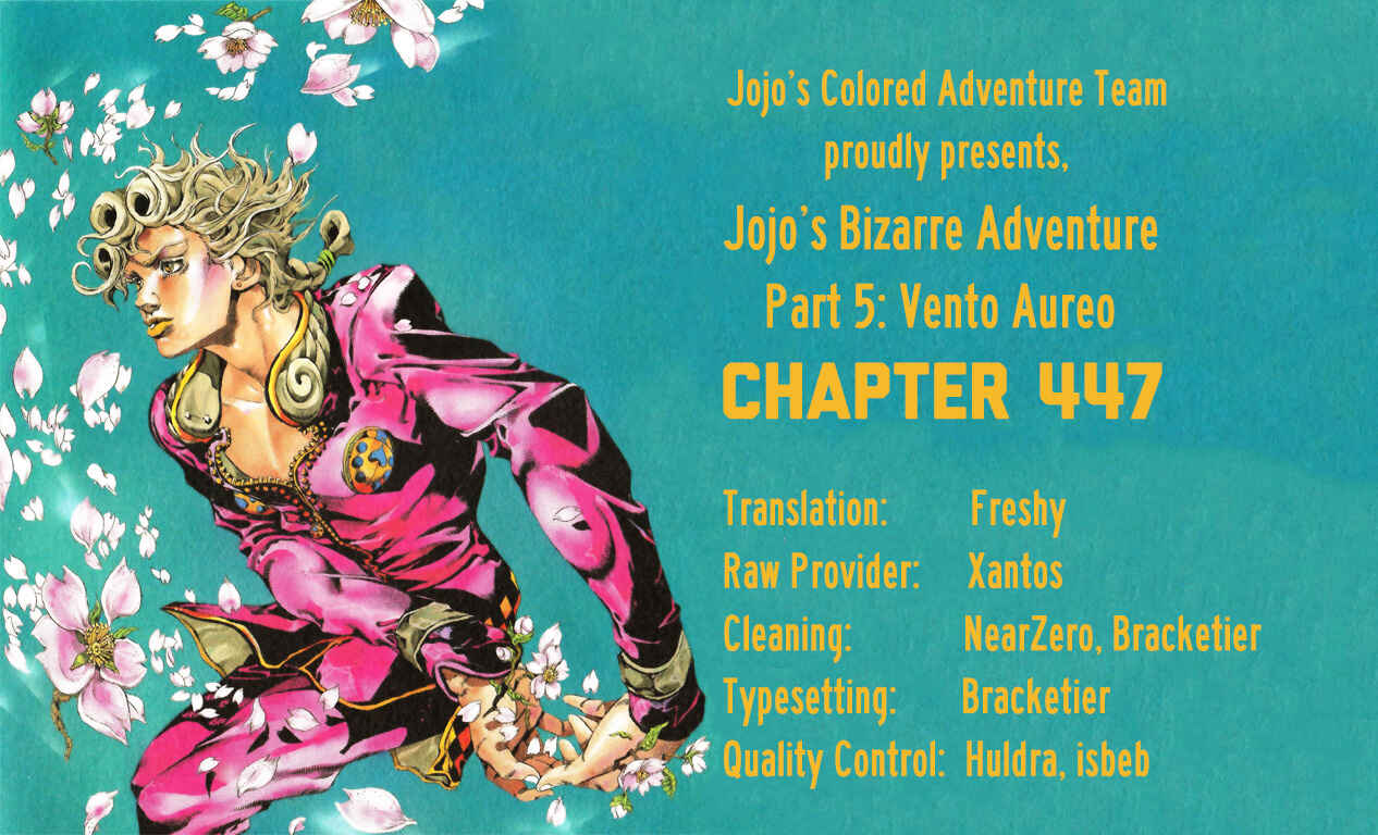 JoJo no Kimyou na Bouken: Part 5 - Ougon no Kaze Color-ban Chapter 8 - Page 20