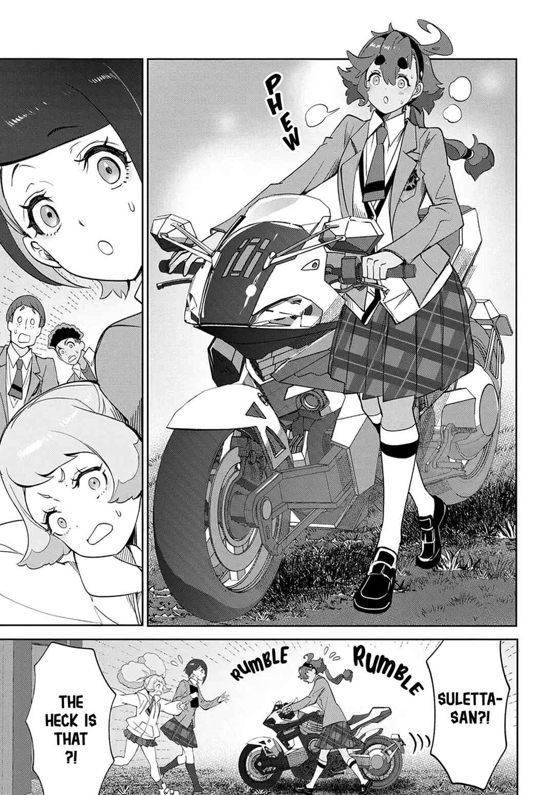 Kidou Senshi Gundam: Suisei no Majo - Seishun Frontier Chapter 4.2 - Page 5