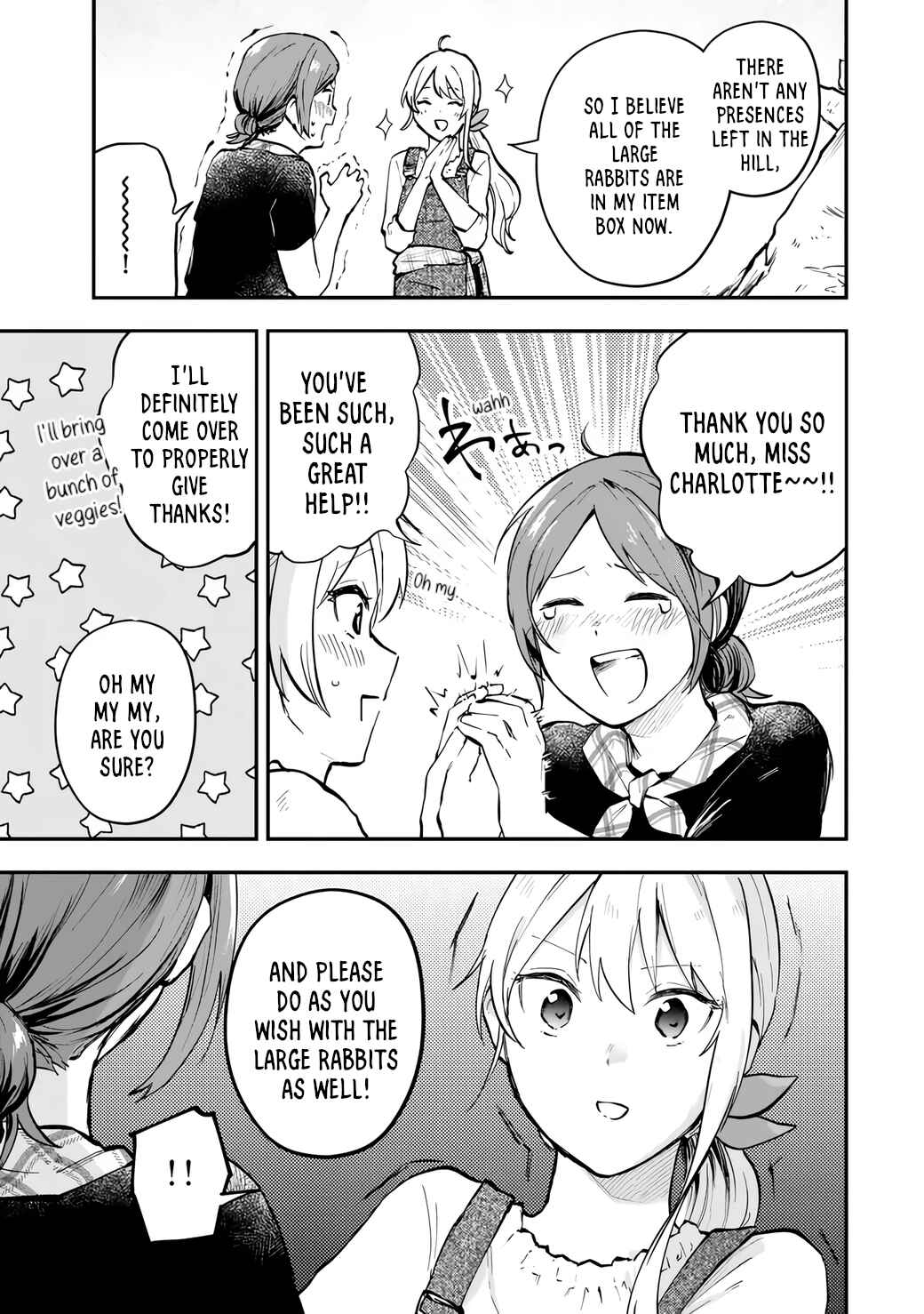 [Pakupaku desu wa] Tsuihou Sareta Ojou-sama no "Monster wo Taberu Hodo Tsuyoku Naru" Skill wa, 1-shoku de 1 Level Up Suru Zendai Mimon no Saikyou Skill deshita. 3-nichi de Jinrui Saikyou ni Narimashita wa! Chapter 9 - Page 25